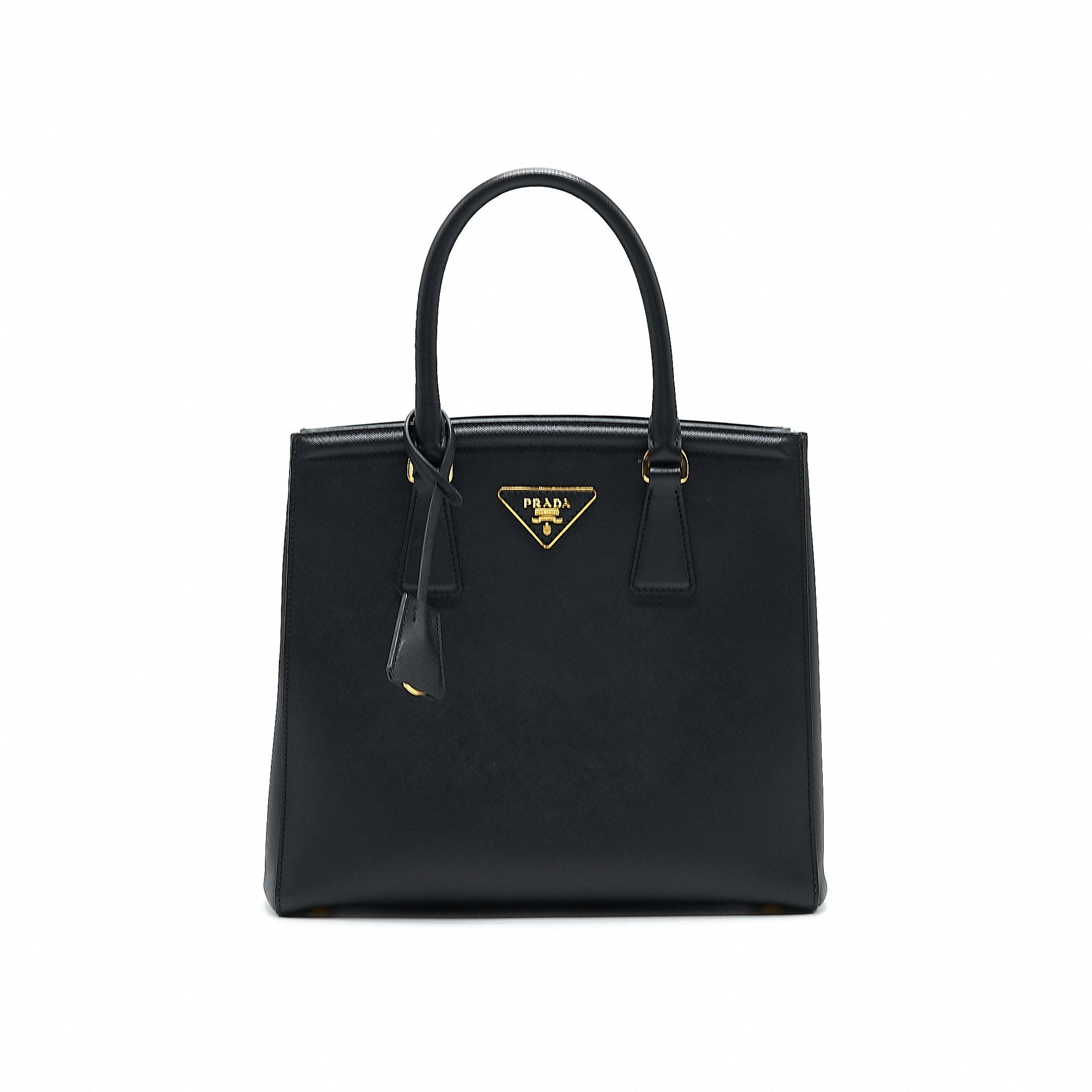 Prada Saffiano Lux Leather Tote Purse Nero