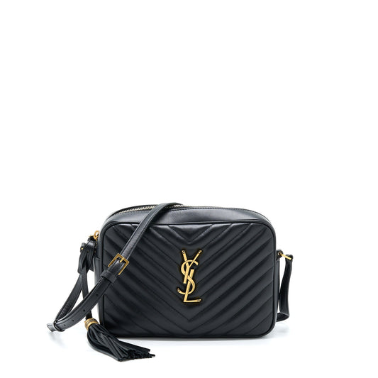 Saint Laurent/ Lou Camera Purse Calfskin Black