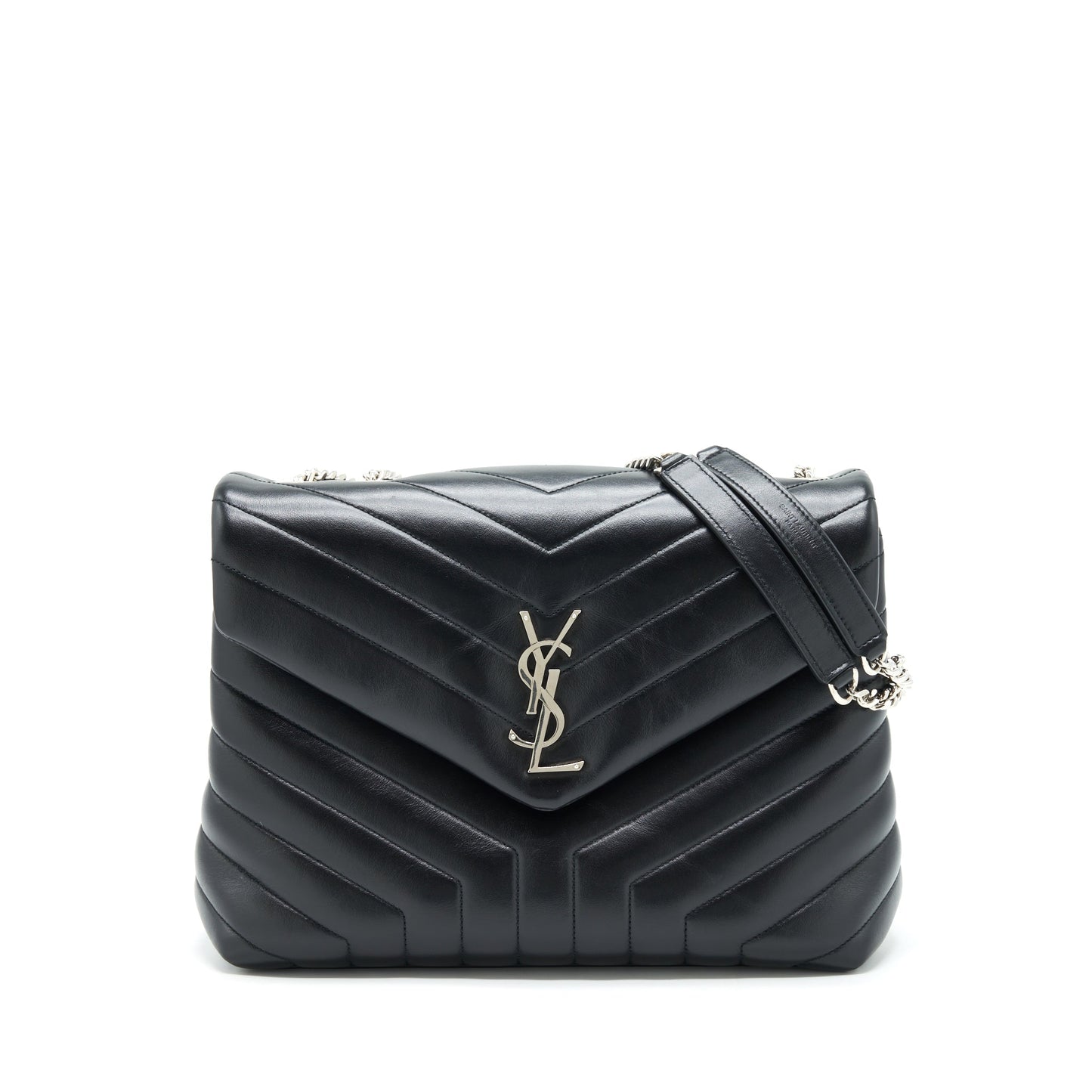 Saint Laurent / Loulou Medium Purse Calfskin Black