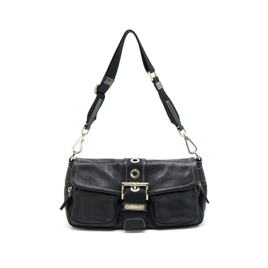 PRADA Long Mini Purse in Black