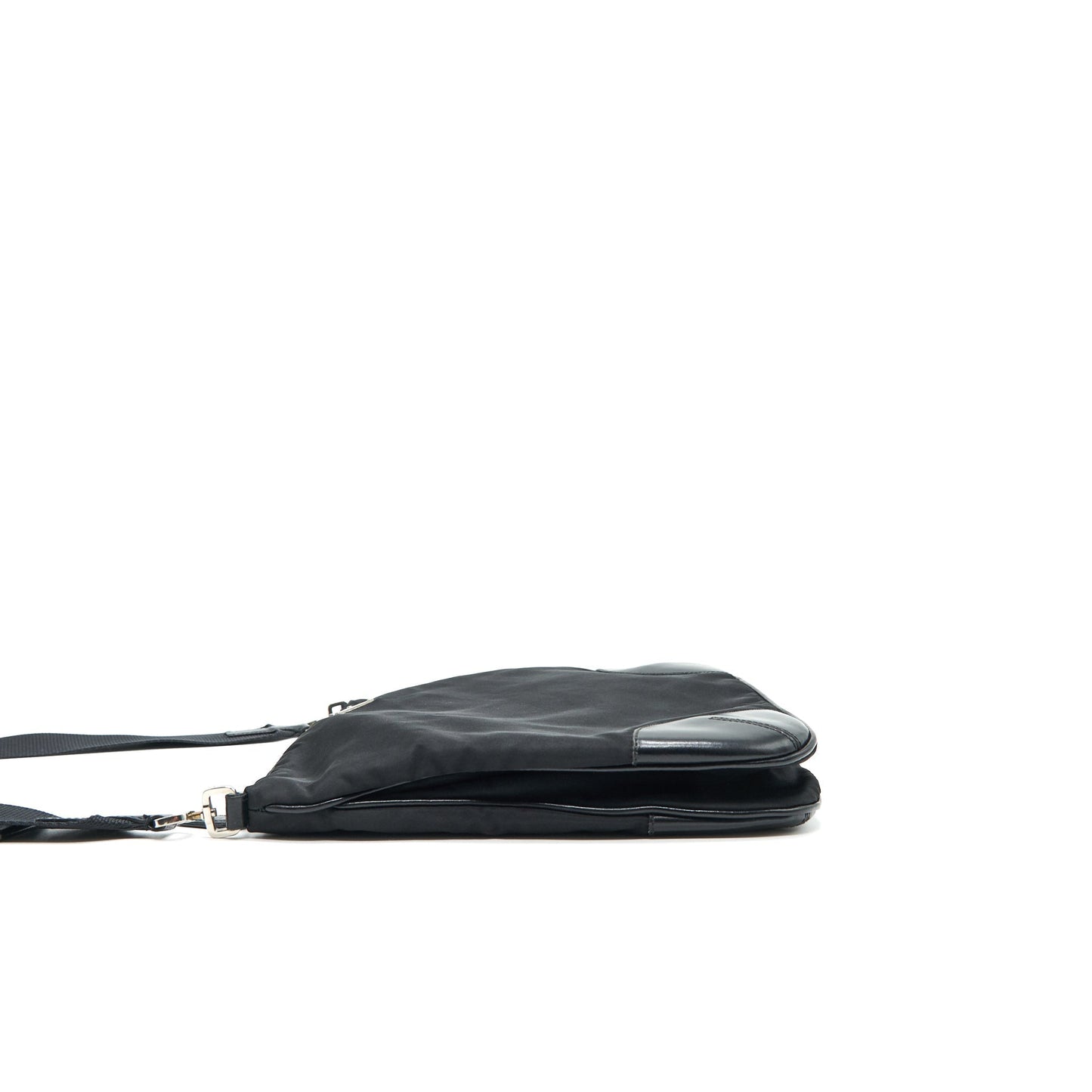 PRADA Nylon Crossbody Purse in Black
