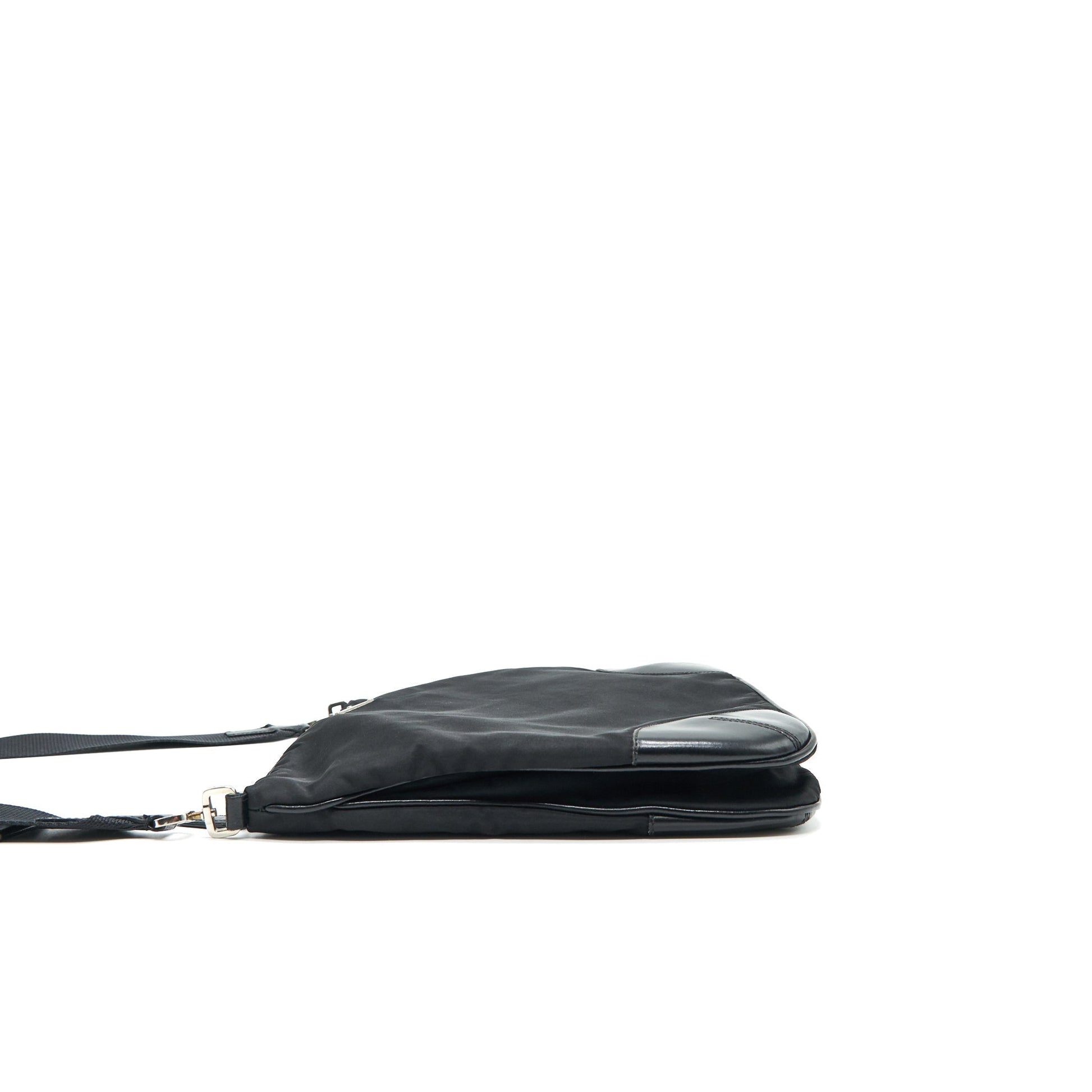 PRADA Nylon Crossbody Purse in Black