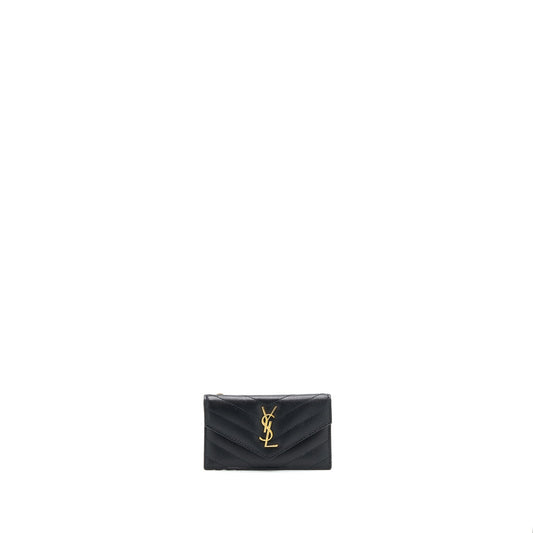 Saint Laurent / Zipped Cardholder in Black