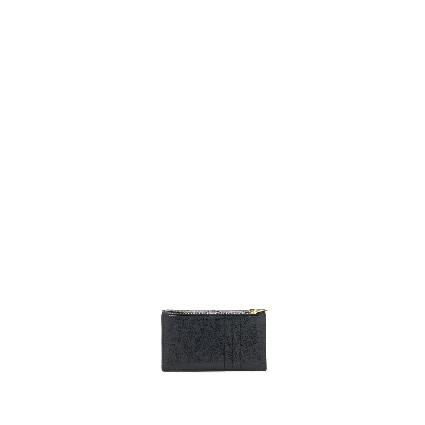 Saint Laurent / Zipped Cardholder in Black