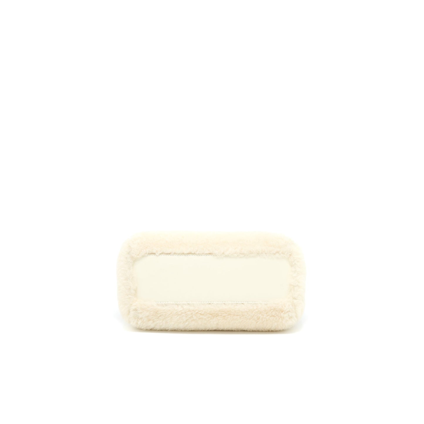 Fendi Mini Peekaboo Purse Montone Liscio Lambskin White