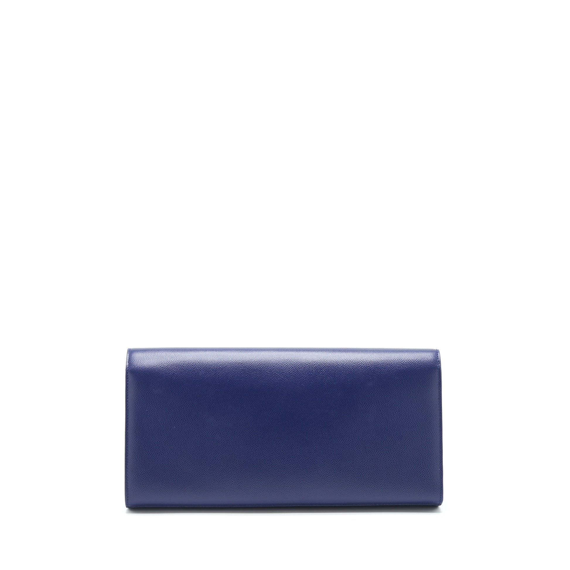 Saint Laurent/ Clutch Caviar Blue