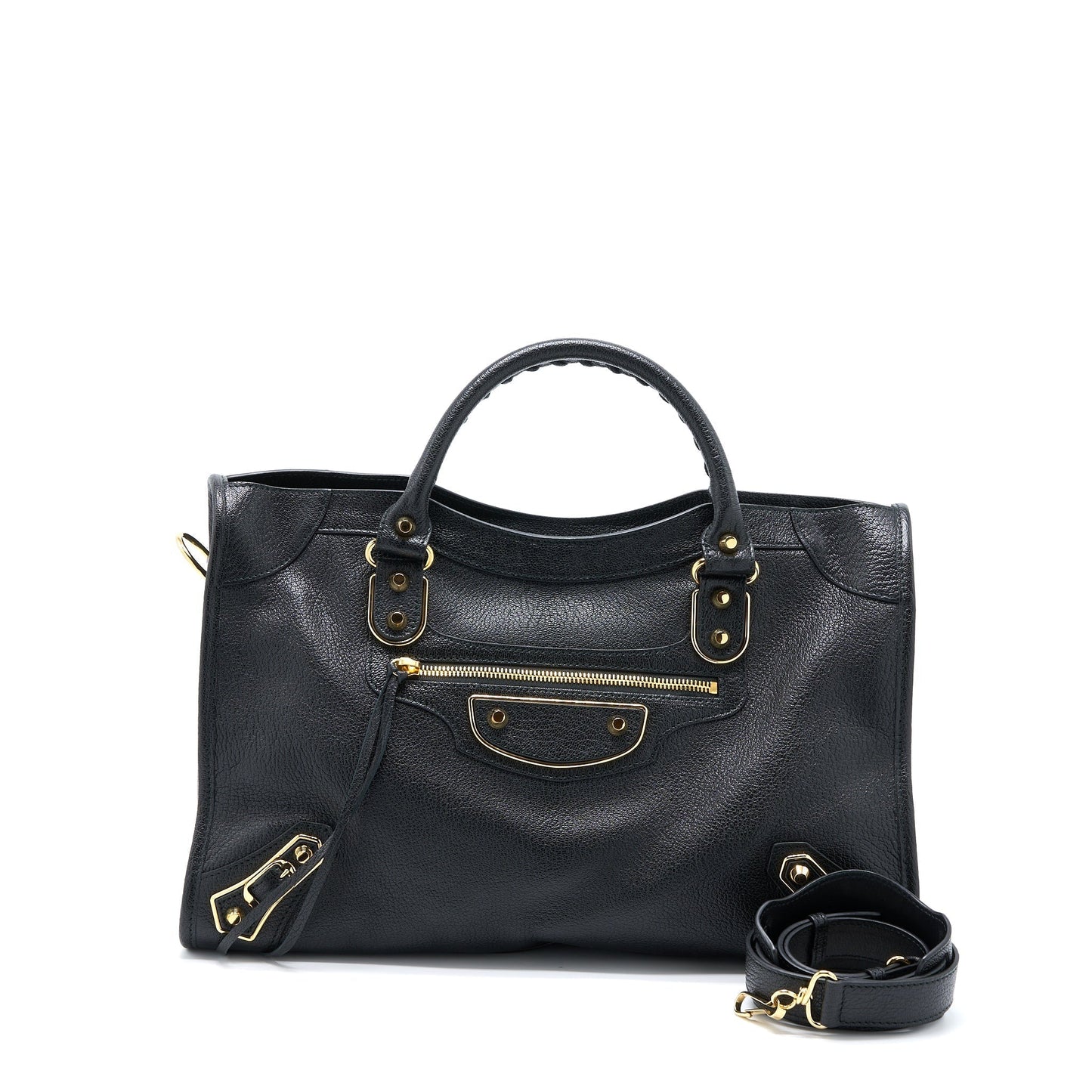 Balenciaga Edge City Bag Goatskin Black GHW
