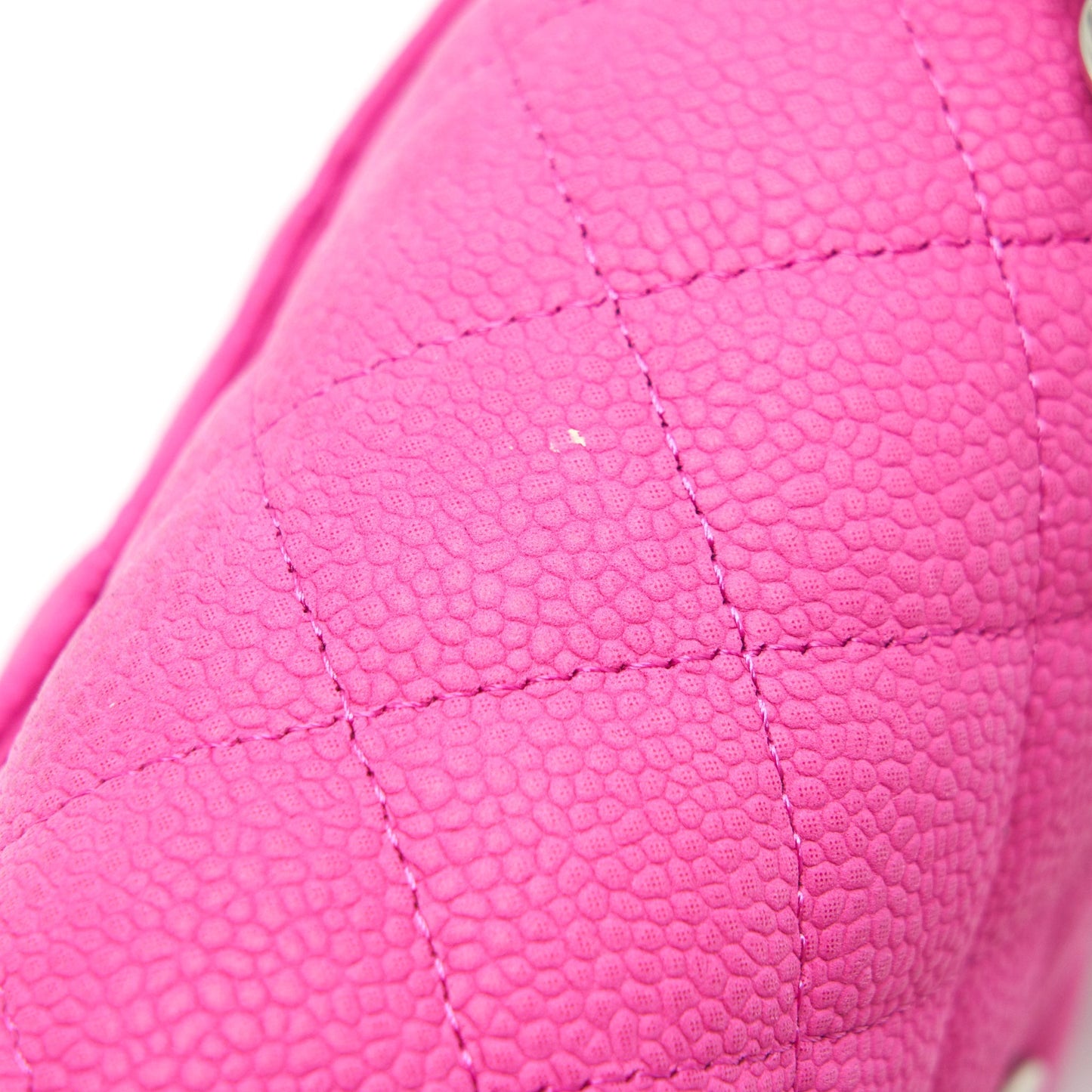 Chanel Mini Rectangular Flap Bag Grained Calfskin Pink