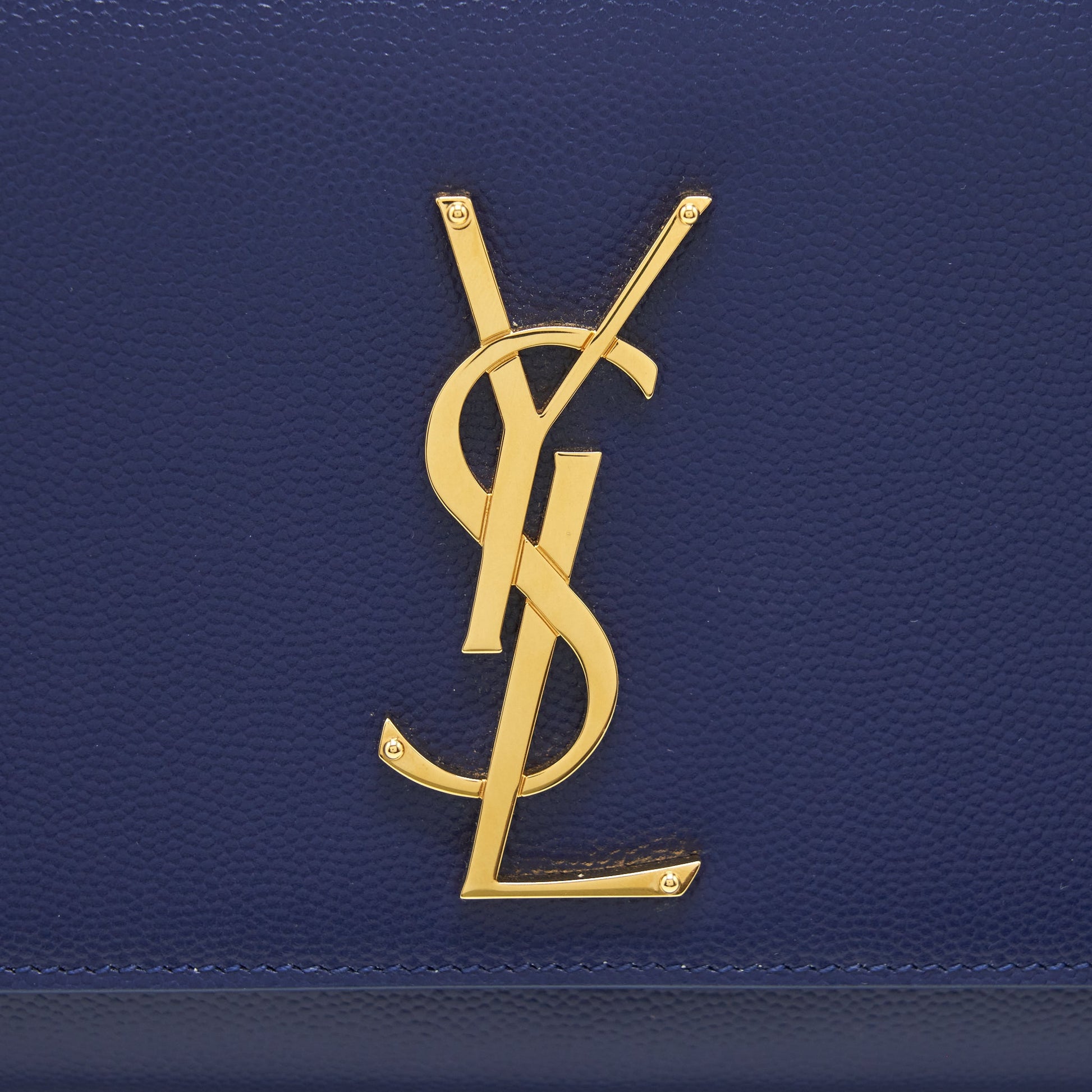 Saint Laurent/ Clutch Caviar Blue