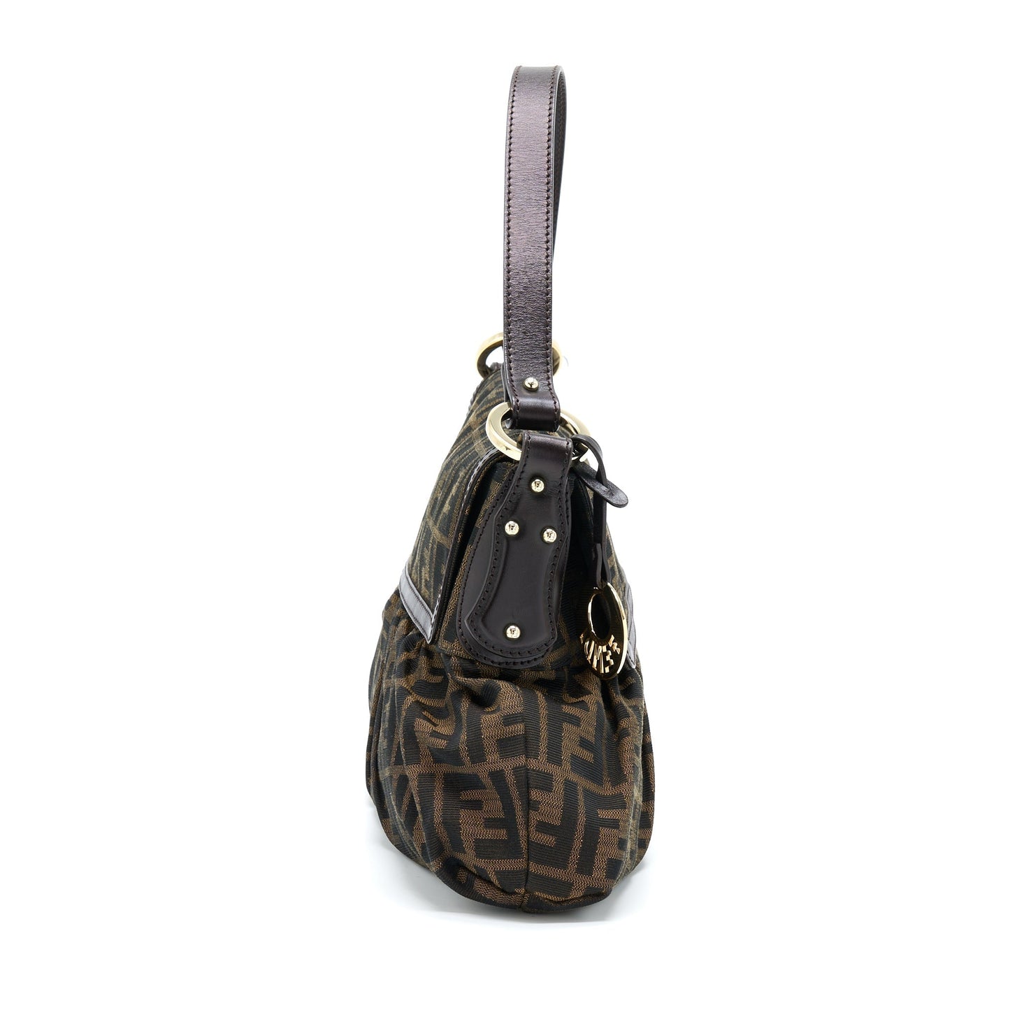 Fendi Zuuca Chef Flap Purse Canvas