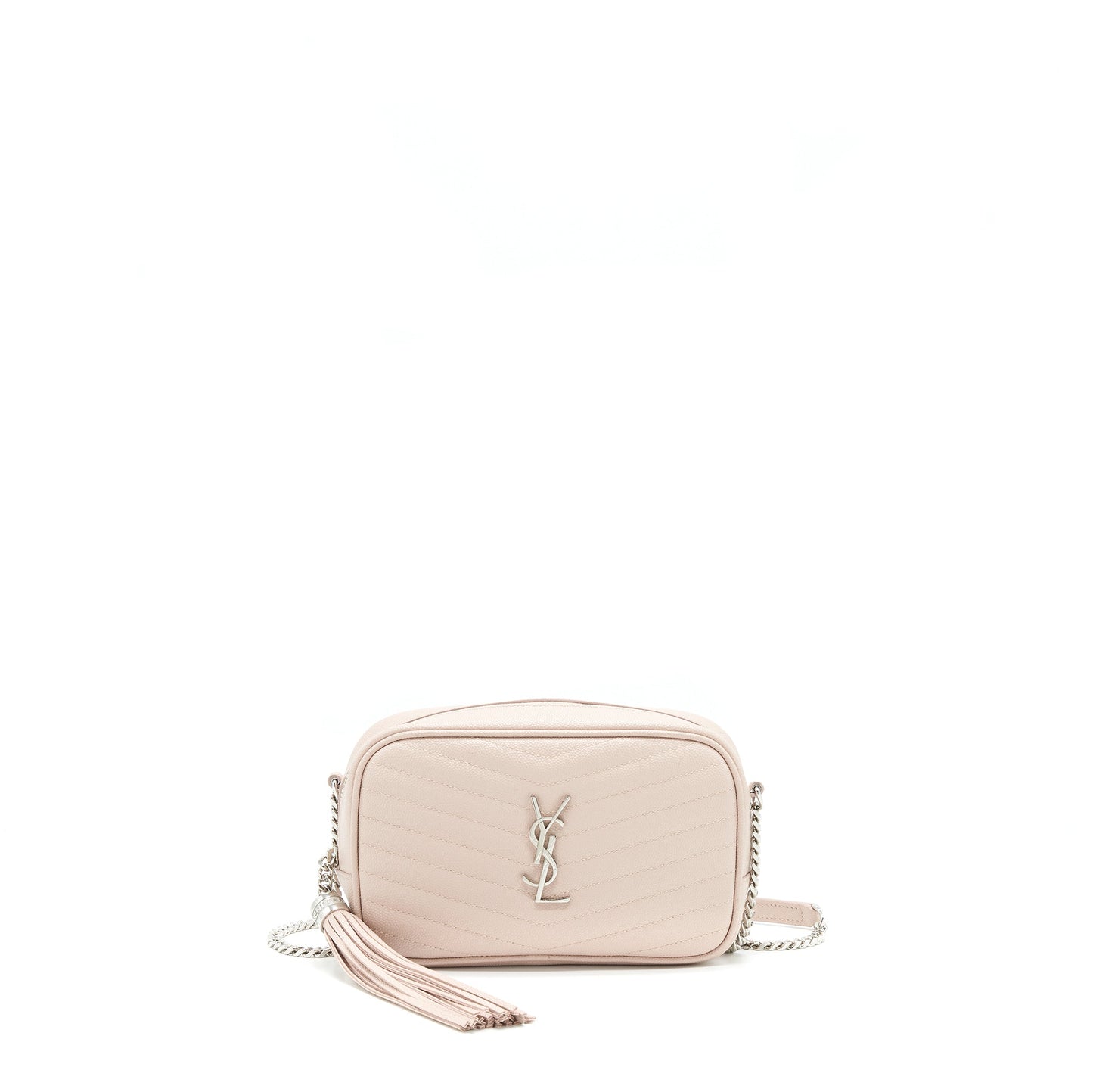 Saint Laurent Mini Lou Lou Camera Purse Light Pink