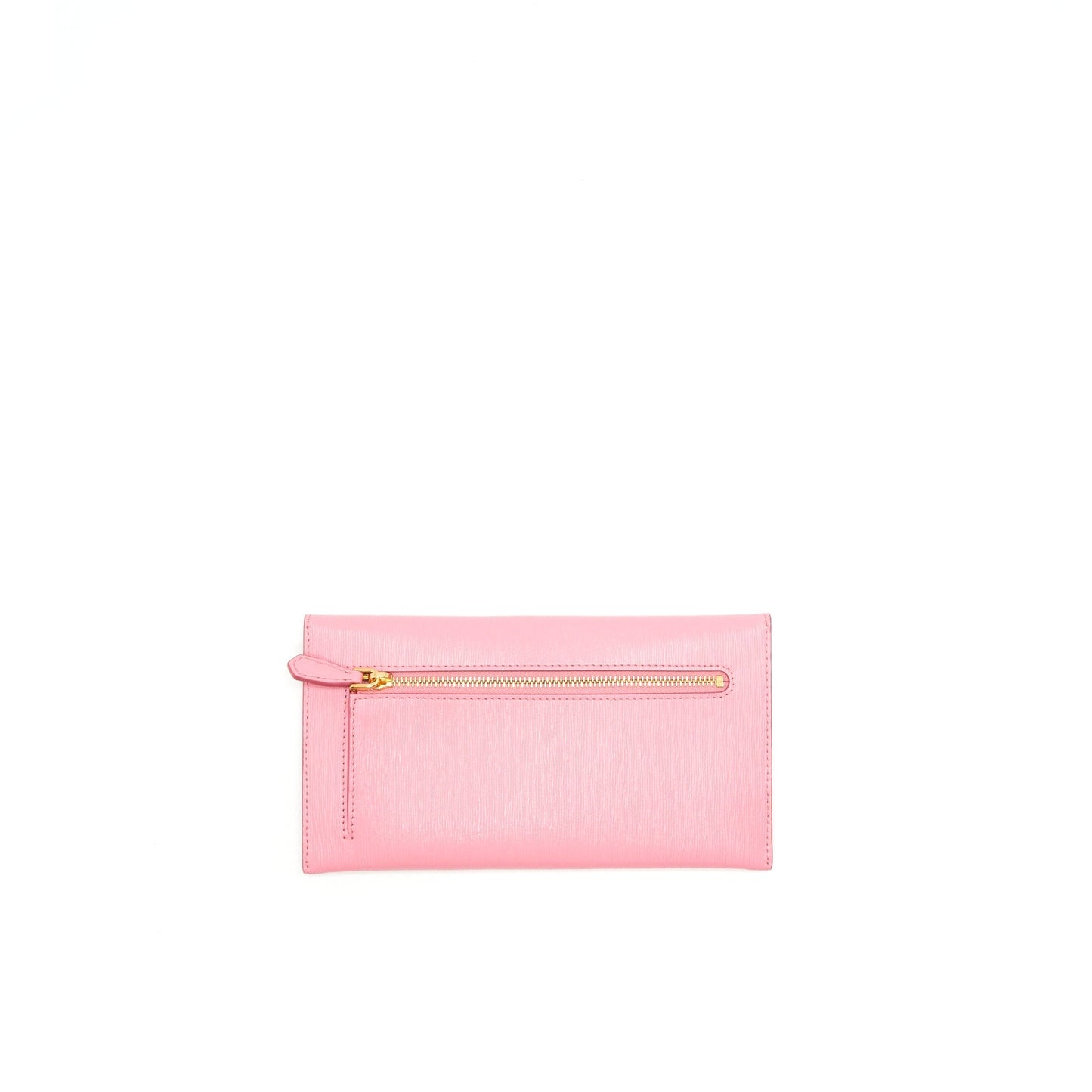 PRADA Saffiano Envelope Wallet in Pink