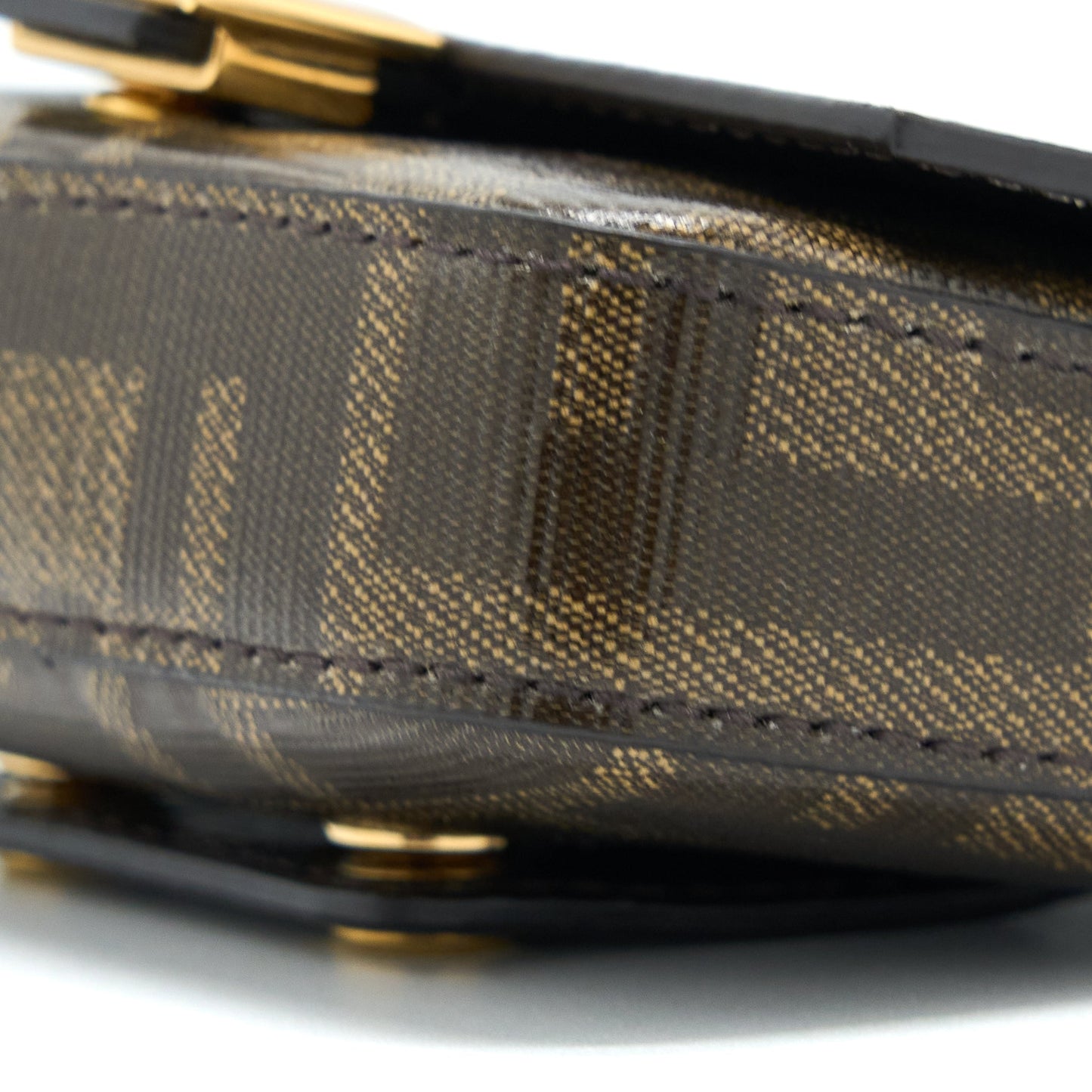 Fendi Baguette Mini Belt Purse Jacquard Canvas/Leather