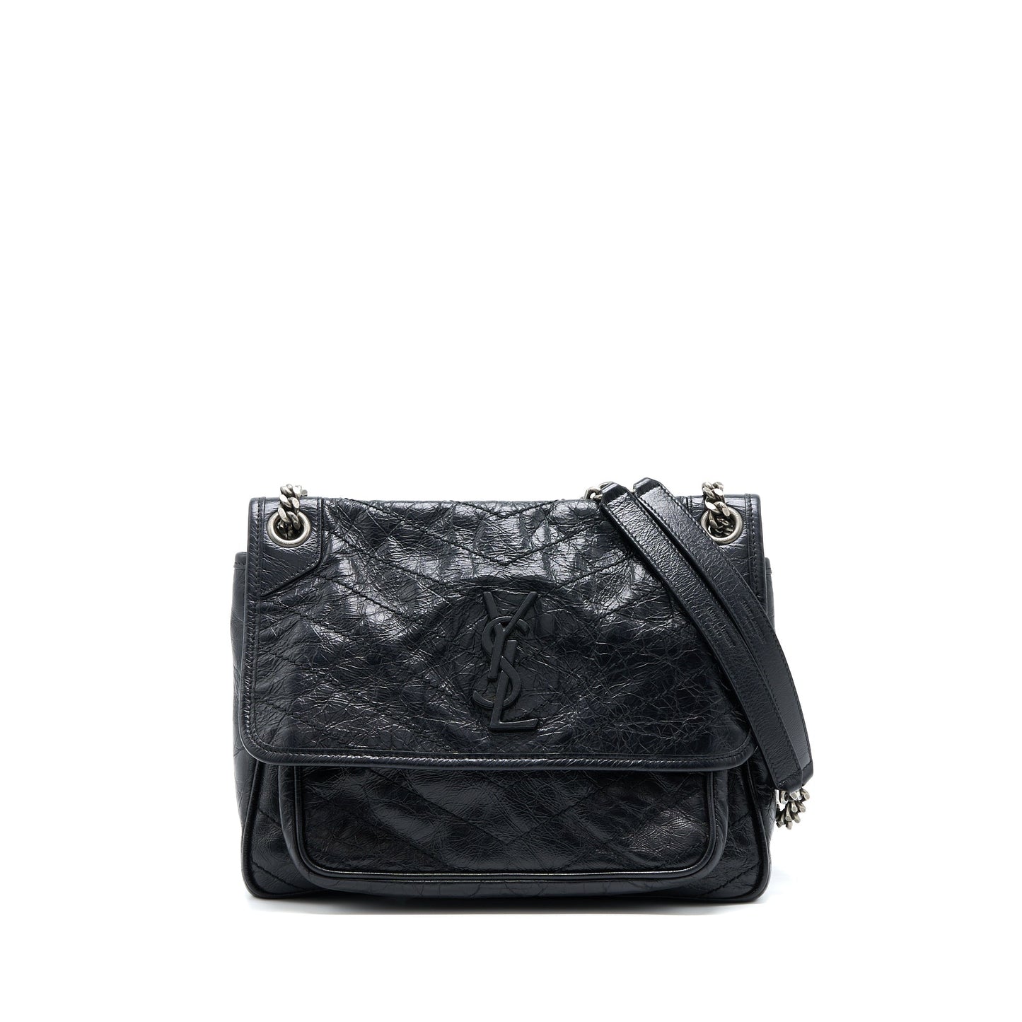Saint Laurent/ Medium Niki Purse Calfskin Black