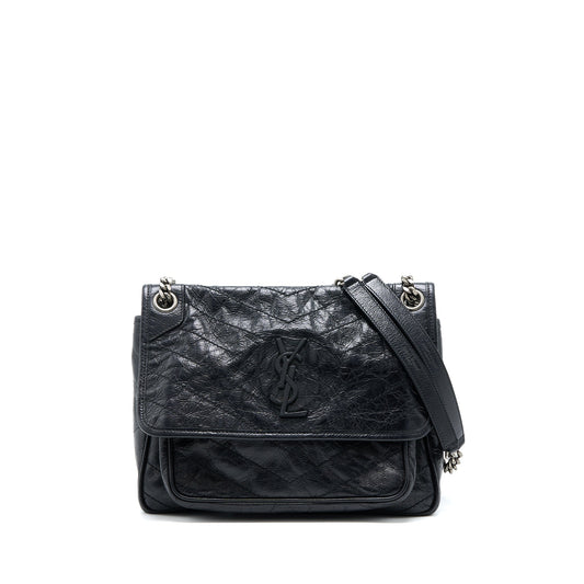 Saint Laurent/ Medium Niki Purse Calfskin Black