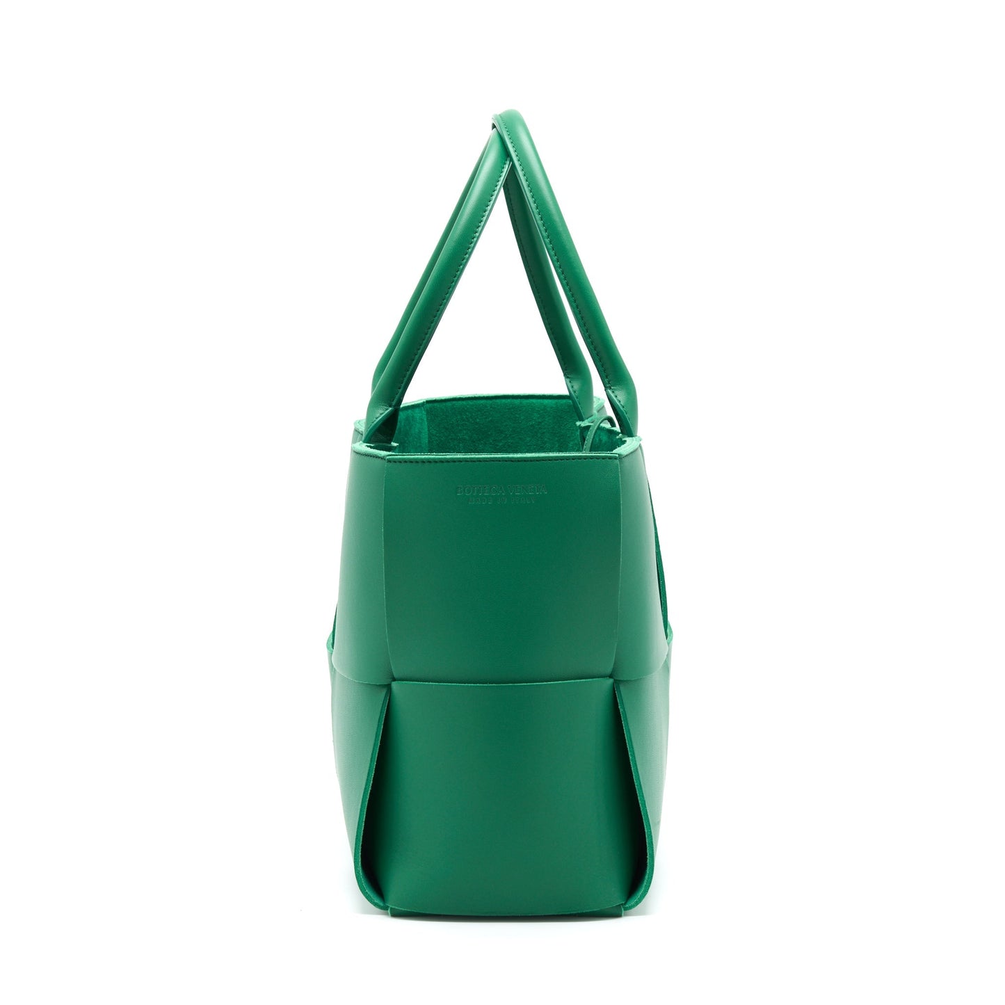 Bottega Veneta Arco Tote Purse Lambskin Parakeet Green