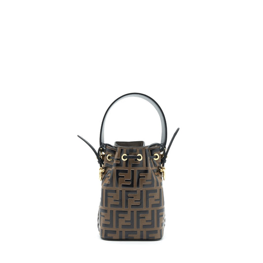 Fendi Mon Tresor Mini Bucket Brown