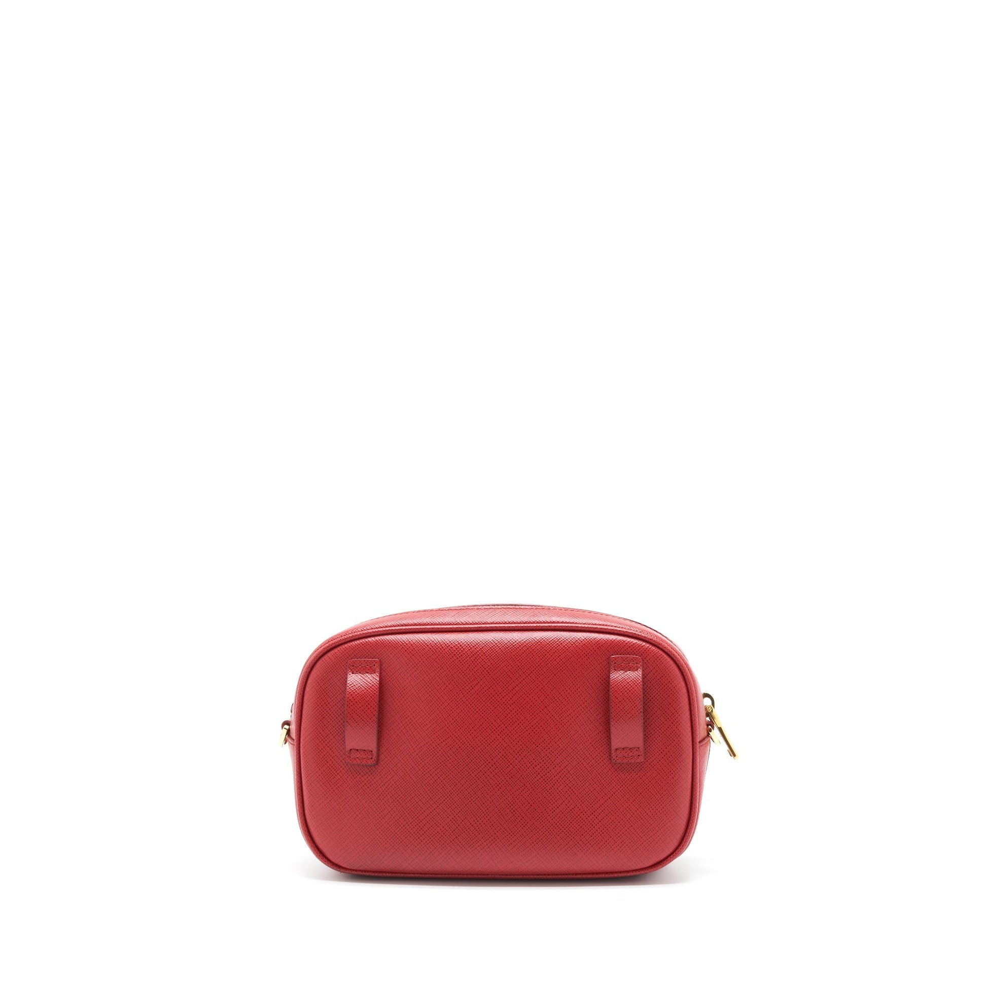 Prada Crossbody/Belt Purse Saffiano Red
