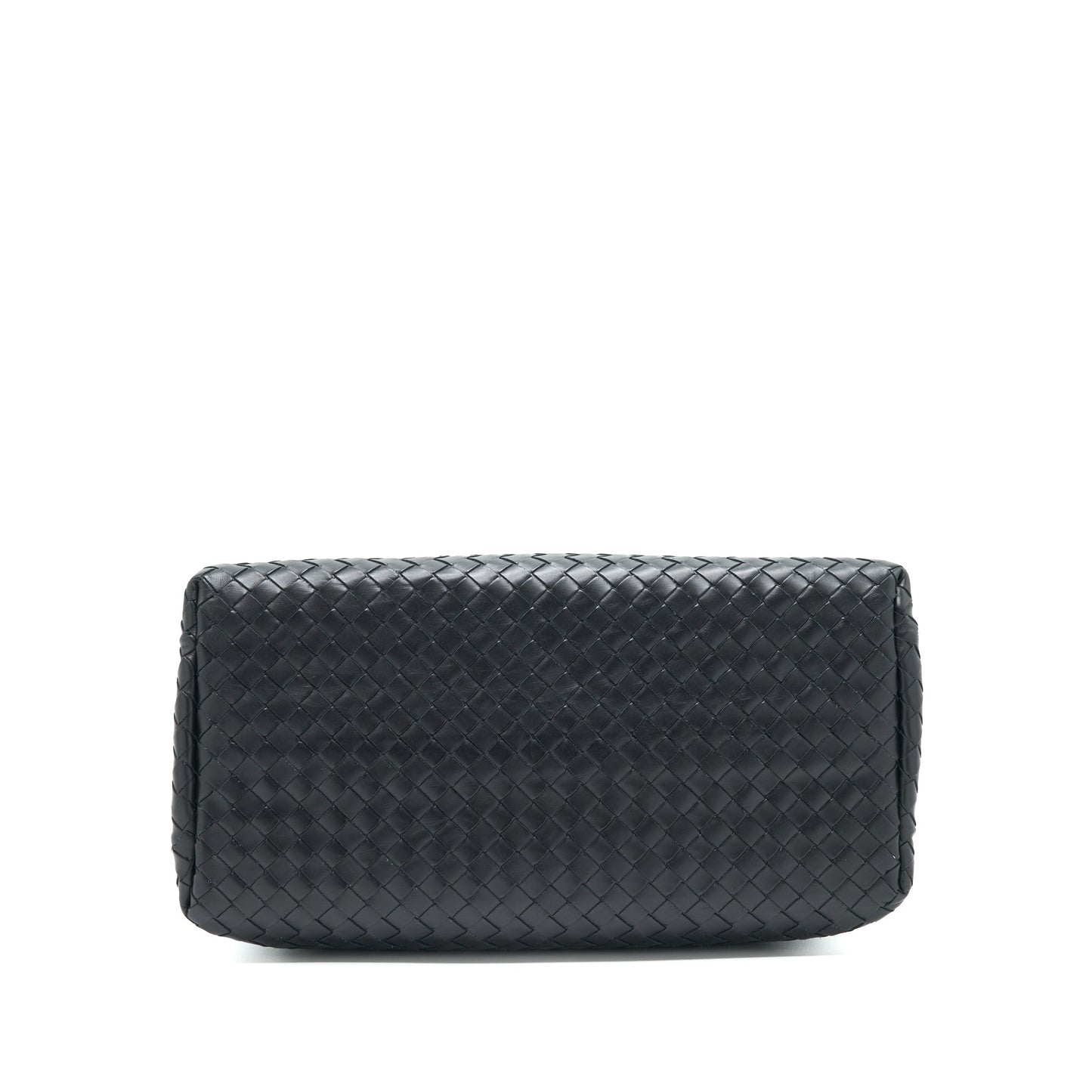 Bottega Veneta Intrecciato Roma Purse Black