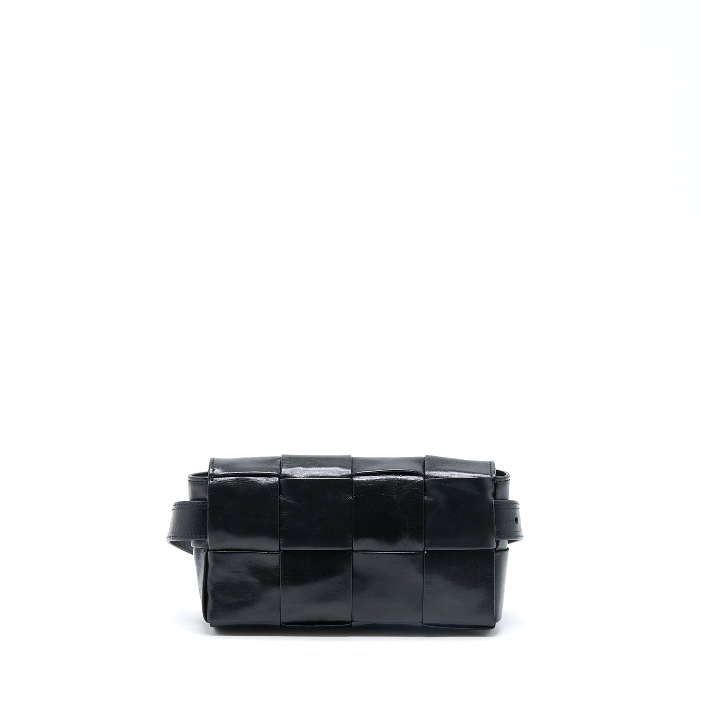 Bottega Veneta Cassette Belt Purse Calfskin Black