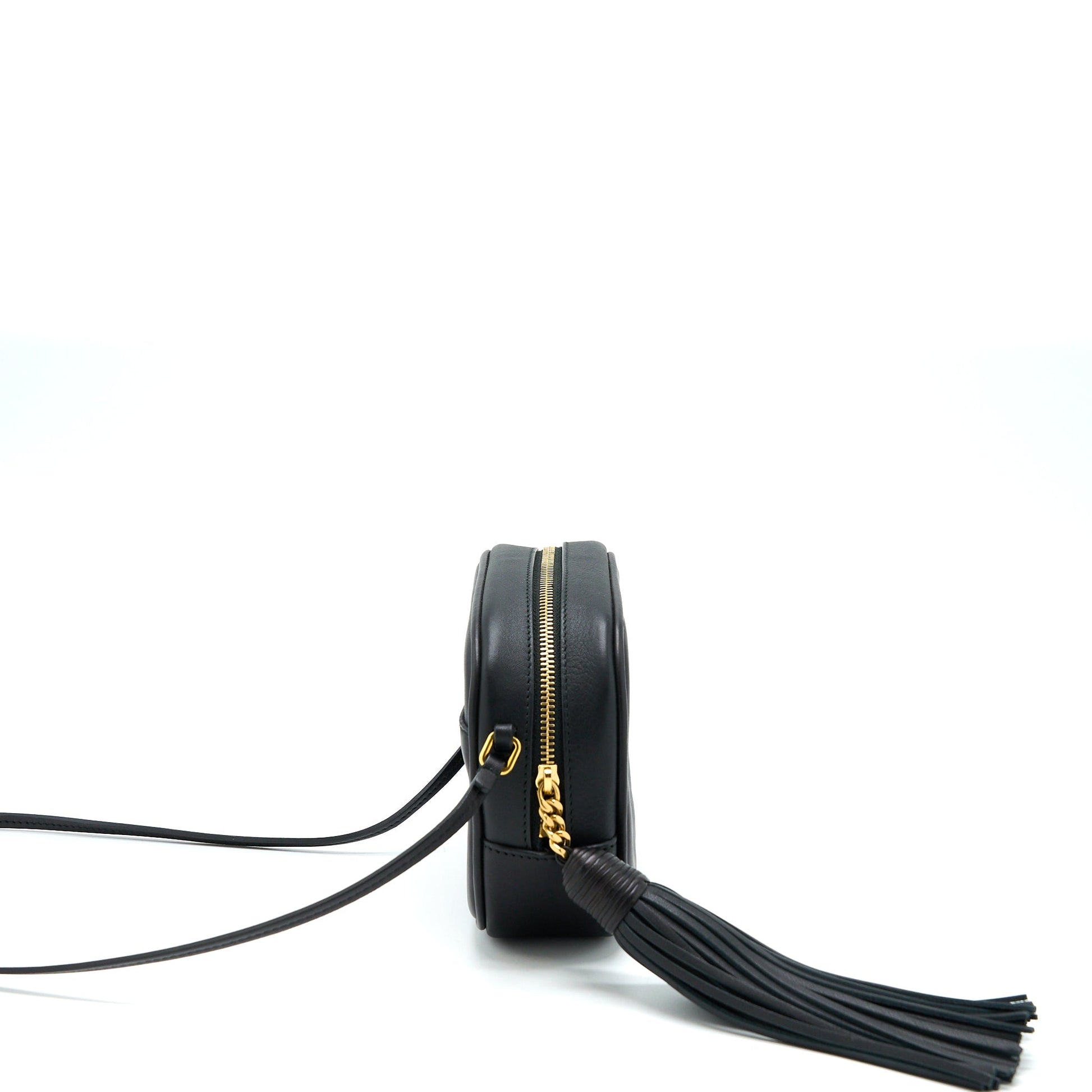 Saint Laurent/ Mini Camera Crossbody Purse Black
