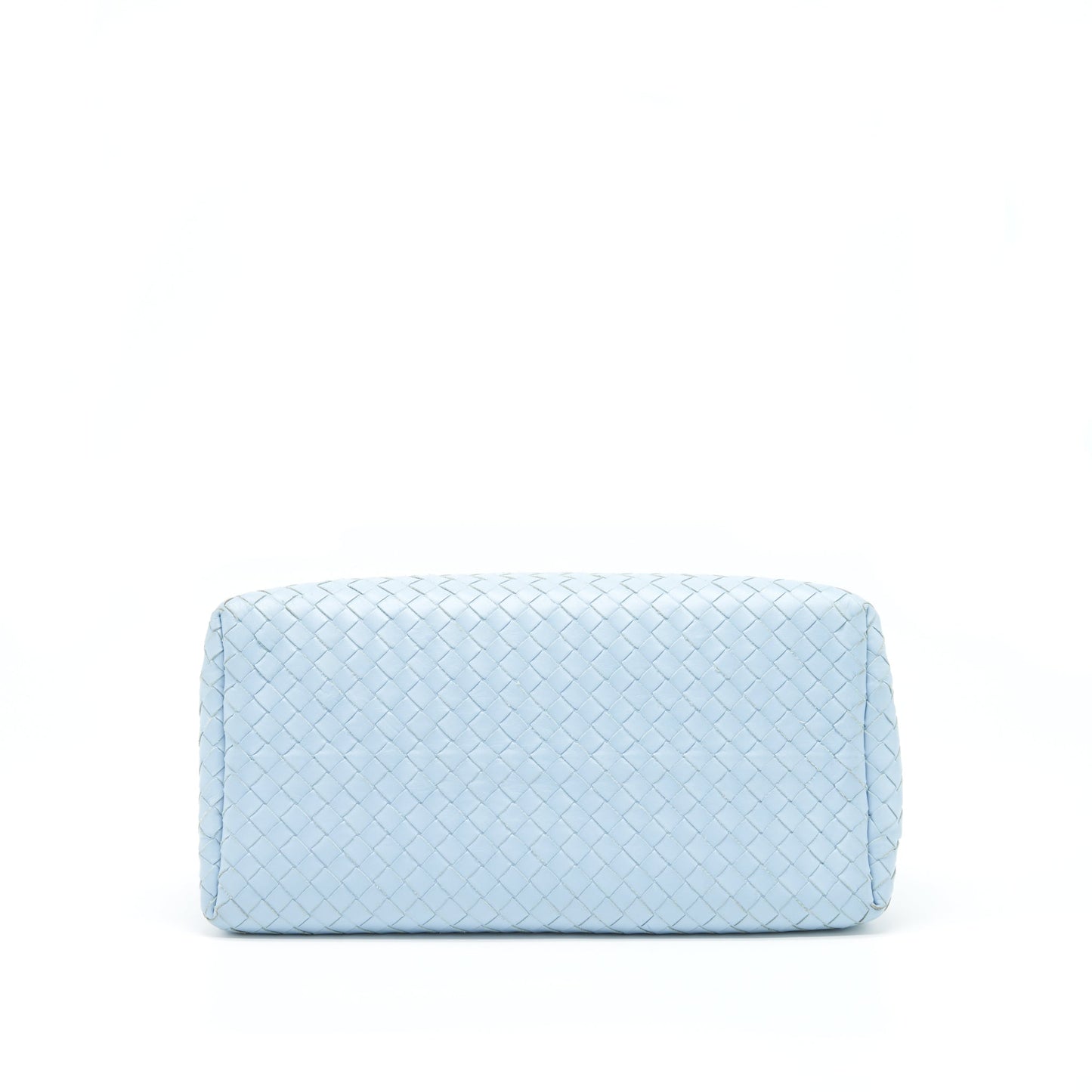 Bottega Veneta Roma Tote Purse Lambskin Light Blue