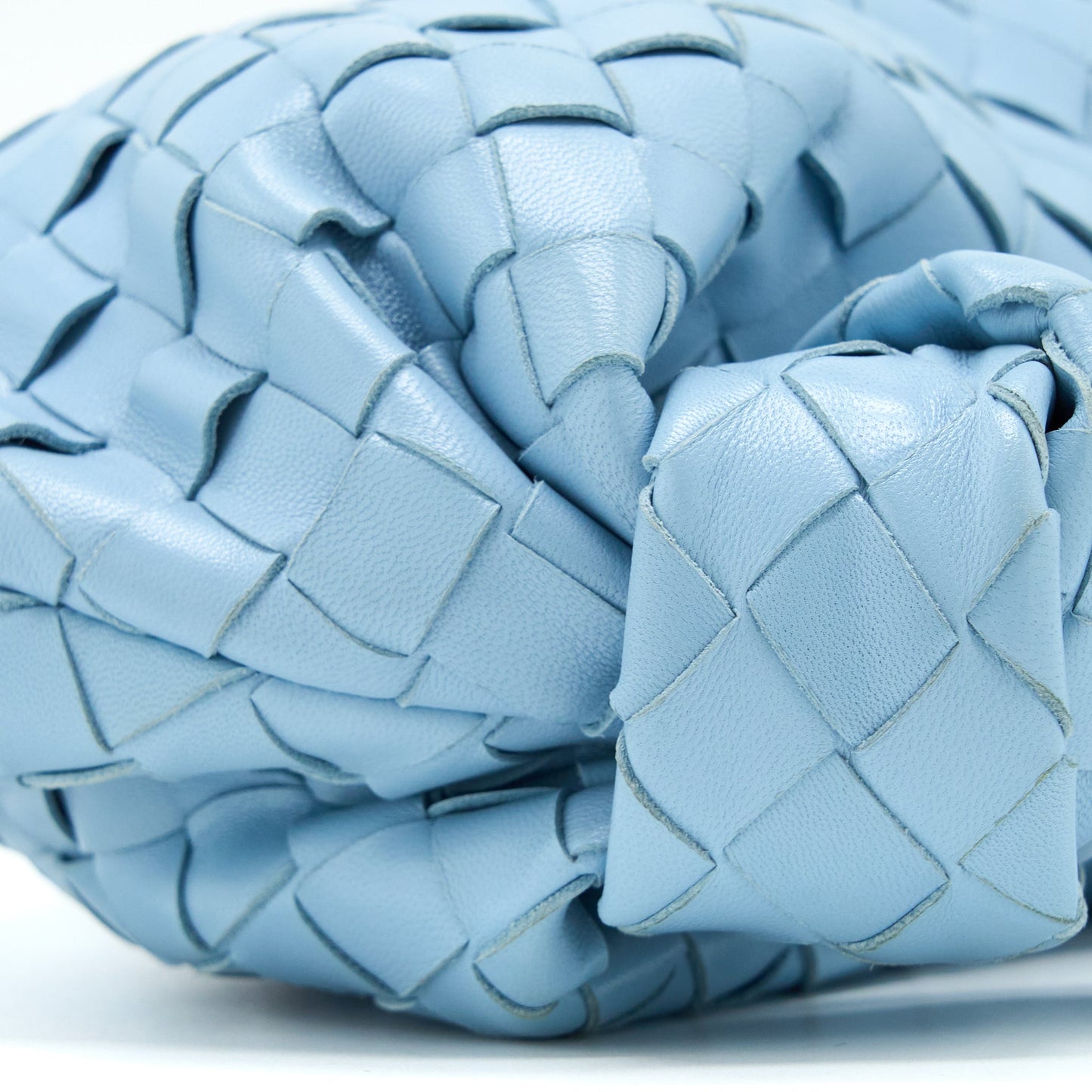 Bottega Veneta Mini Jodie Purse Light Blue