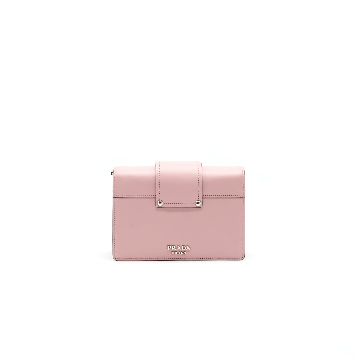 Prada Plex Ribbon Purse with City Calfskin Pink