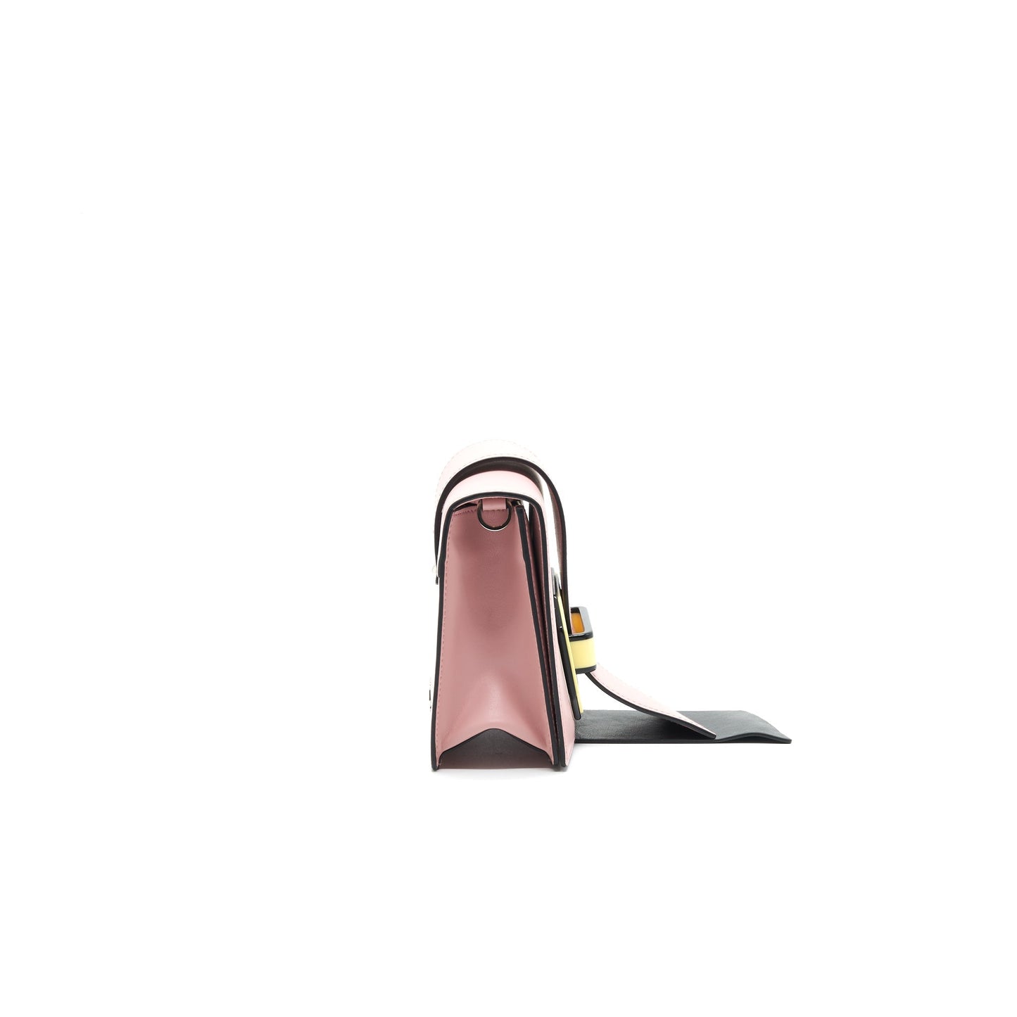 Prada Plex Ribbon Purse with City Calfskin Pink