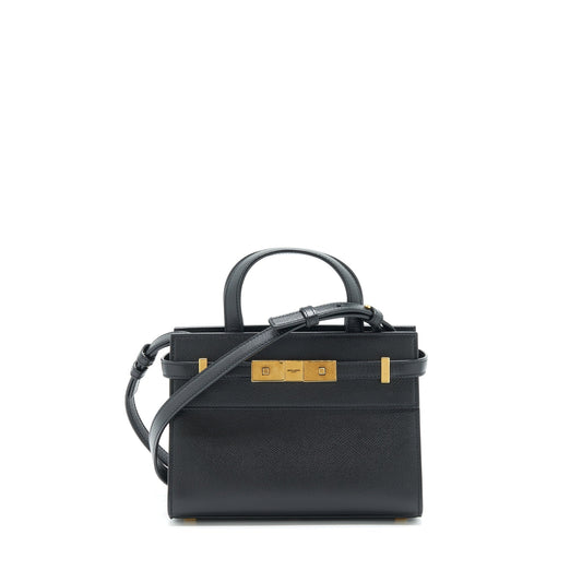 Saint Laurent/ Manhattan Nano Shopping Purse Calfskin Black