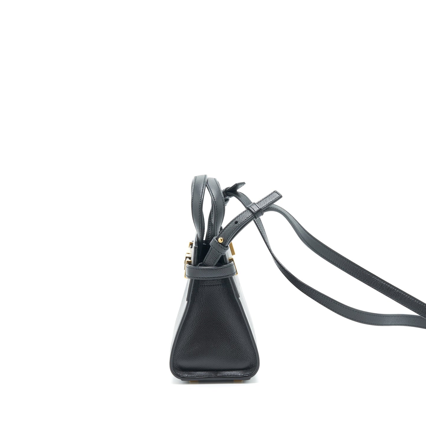 Saint Laurent/ Manhattan Nano Shopping Purse Calfskin Black