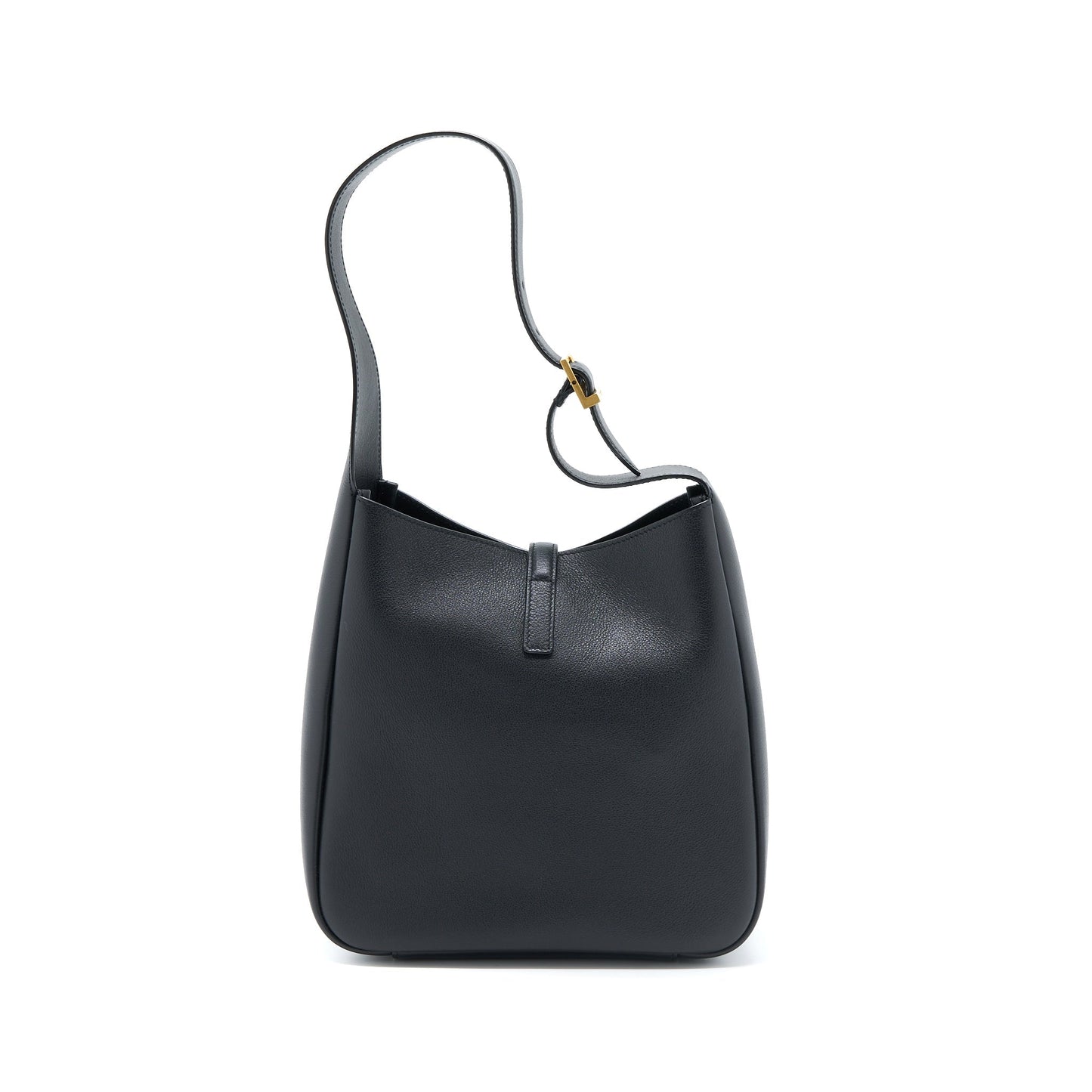 Saint laurent Le 5 A 7 Soft Small Purse in Smooth Calfskin Black Brushed