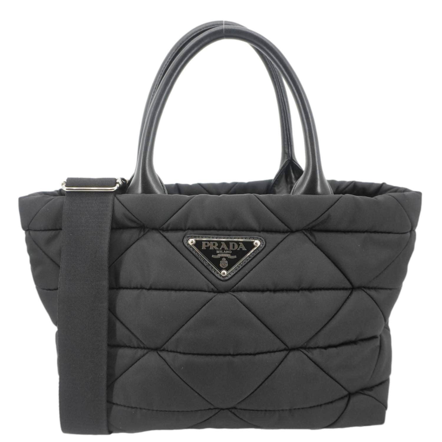 PRADA Padded Re-Nylon Tote Bag Black