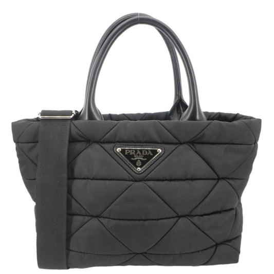 PRADA Padded Re-Nylon Tote Bag Black