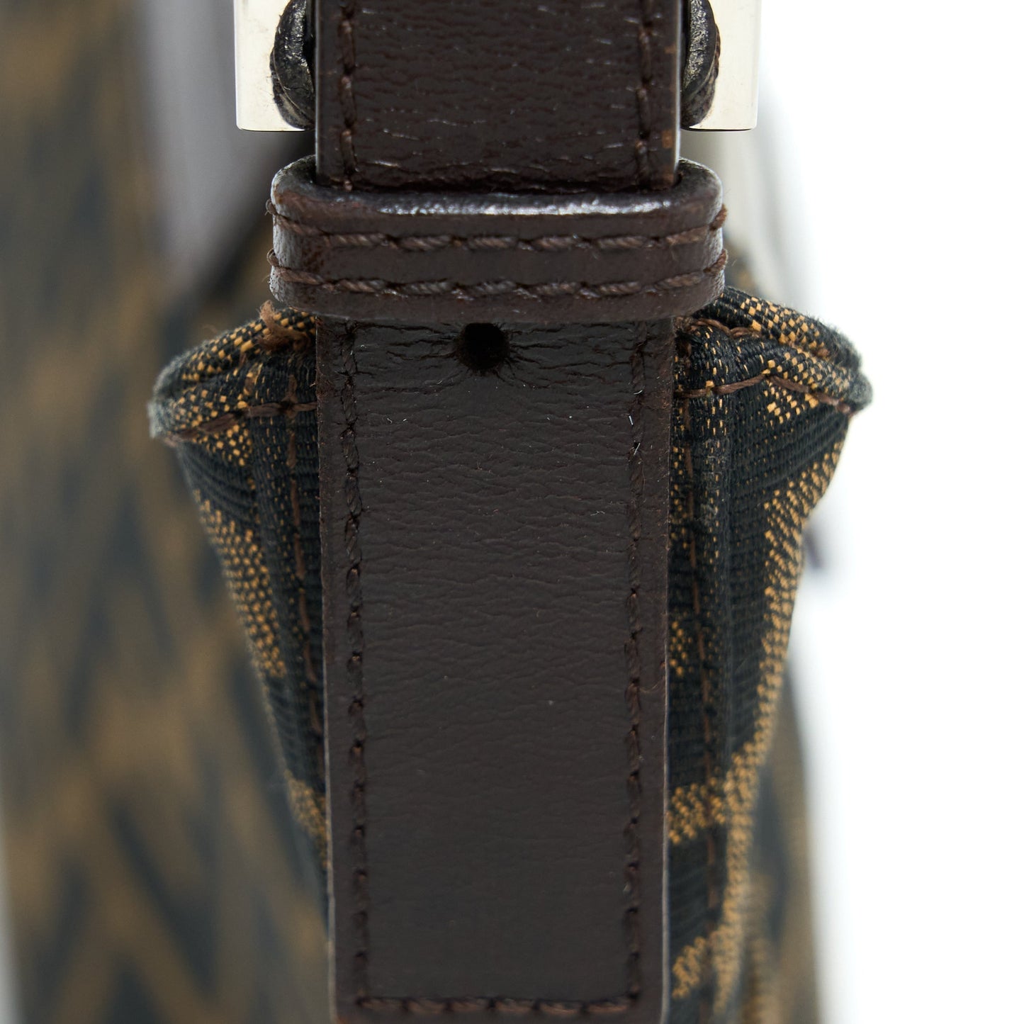 Fendi Vintage Zucca Mini Purse Canvas