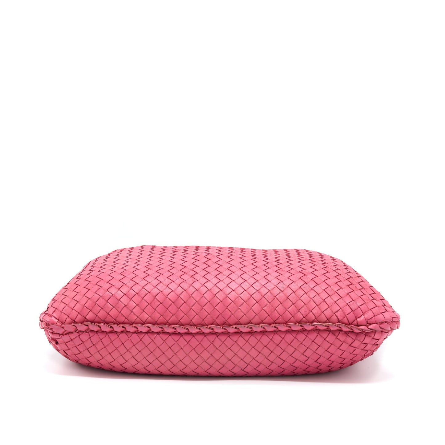 Bottega Veneta Intercciato Hobo Purse Pink