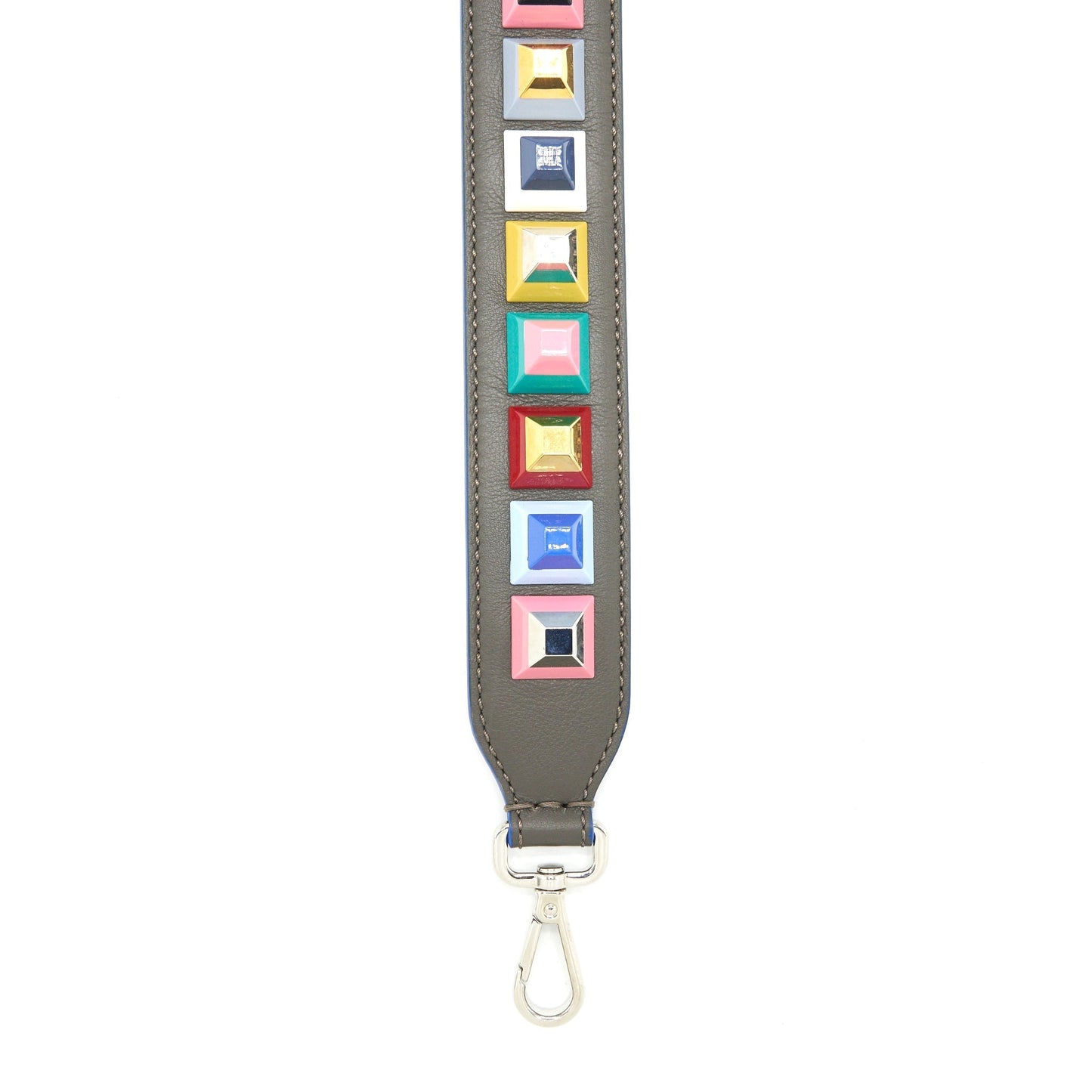Fendi Studded Leather Purse strap Multicolour