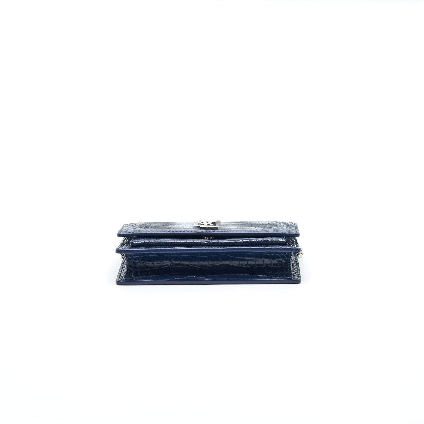 Saint Laurent Sunset Chain Wallet Navy