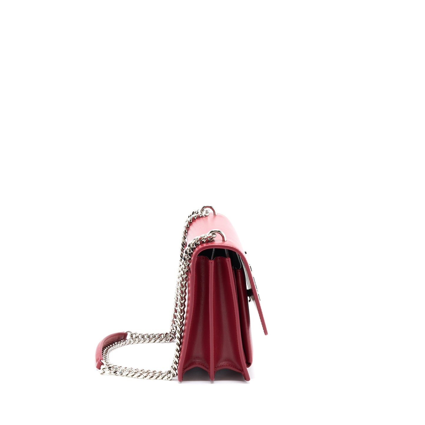 Saint Laurent/ Sunset Purse Calfskin Red