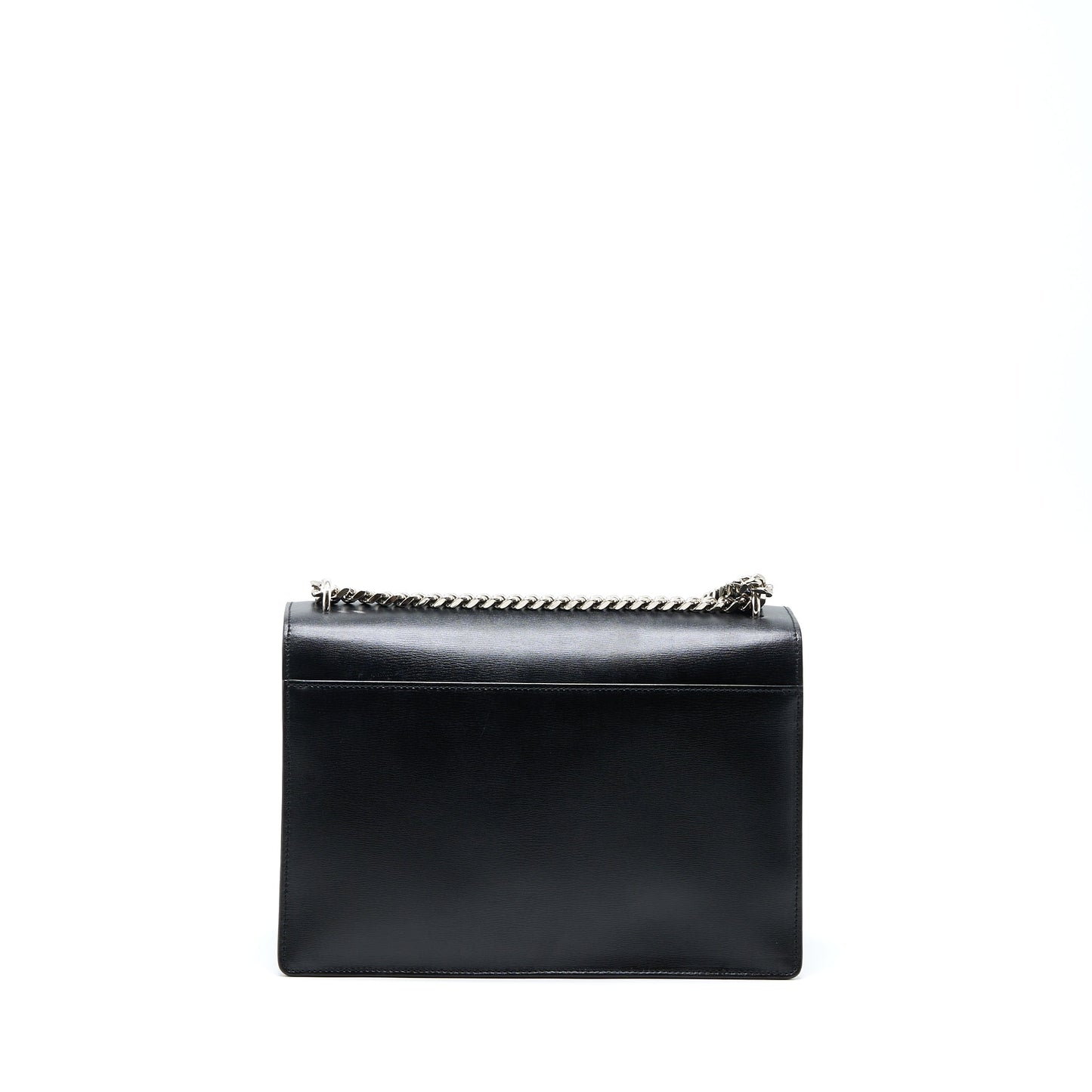 Saint Laurent/ Sunset Large Chain Purse Calfskin Black