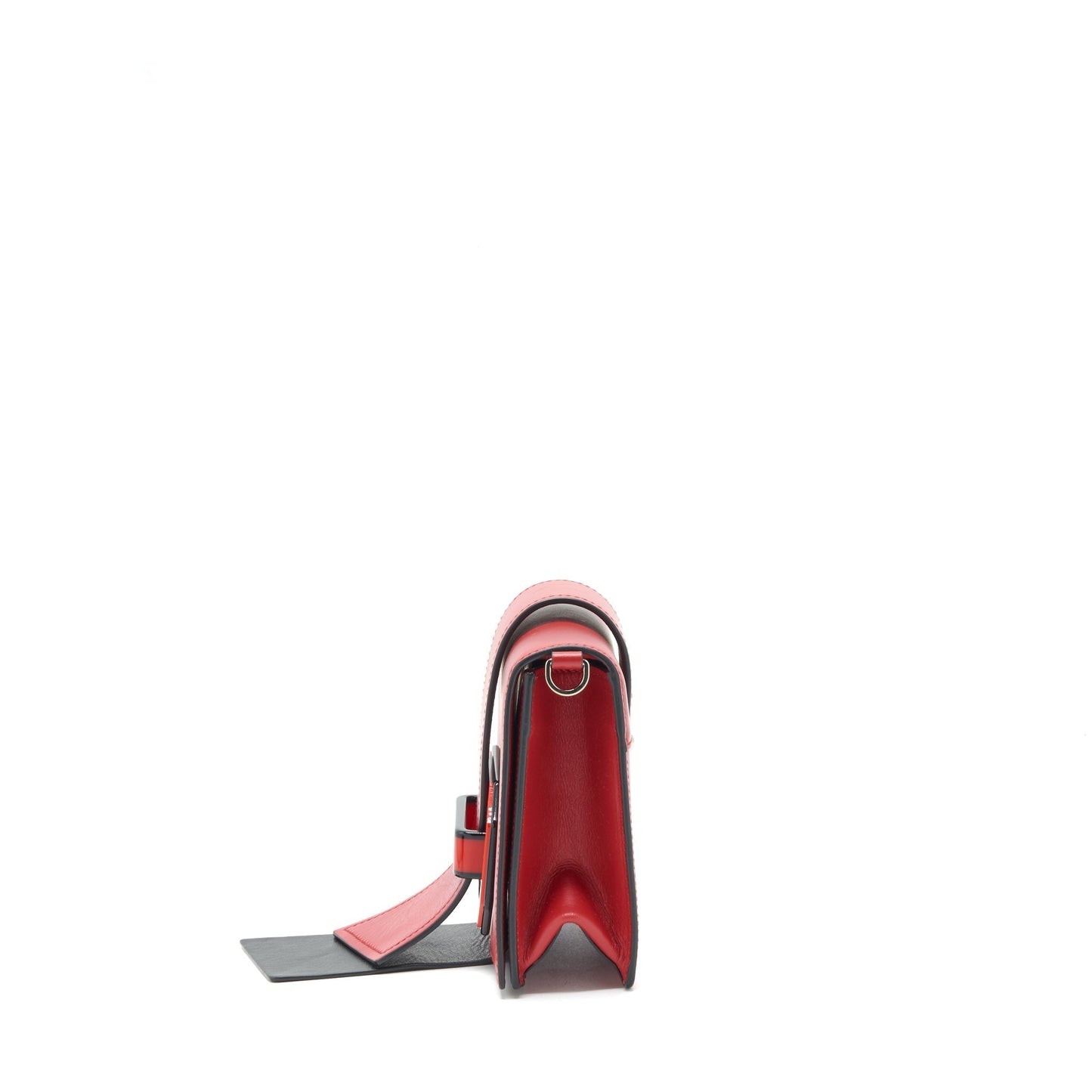 Prada Plex Ribbon Purse Red
