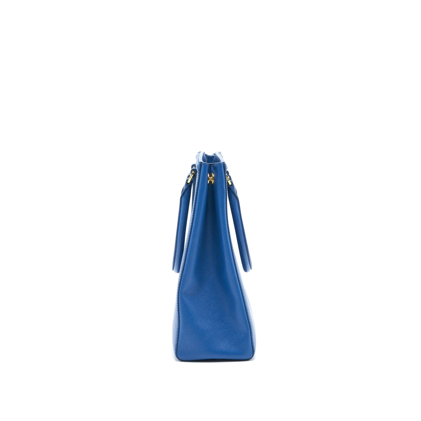 PRADA Shopping Saffiano Lux Cobalto Purse in Blue