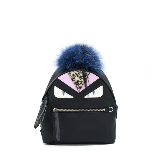 Fendi Monster Backpack Black/Multicolour
