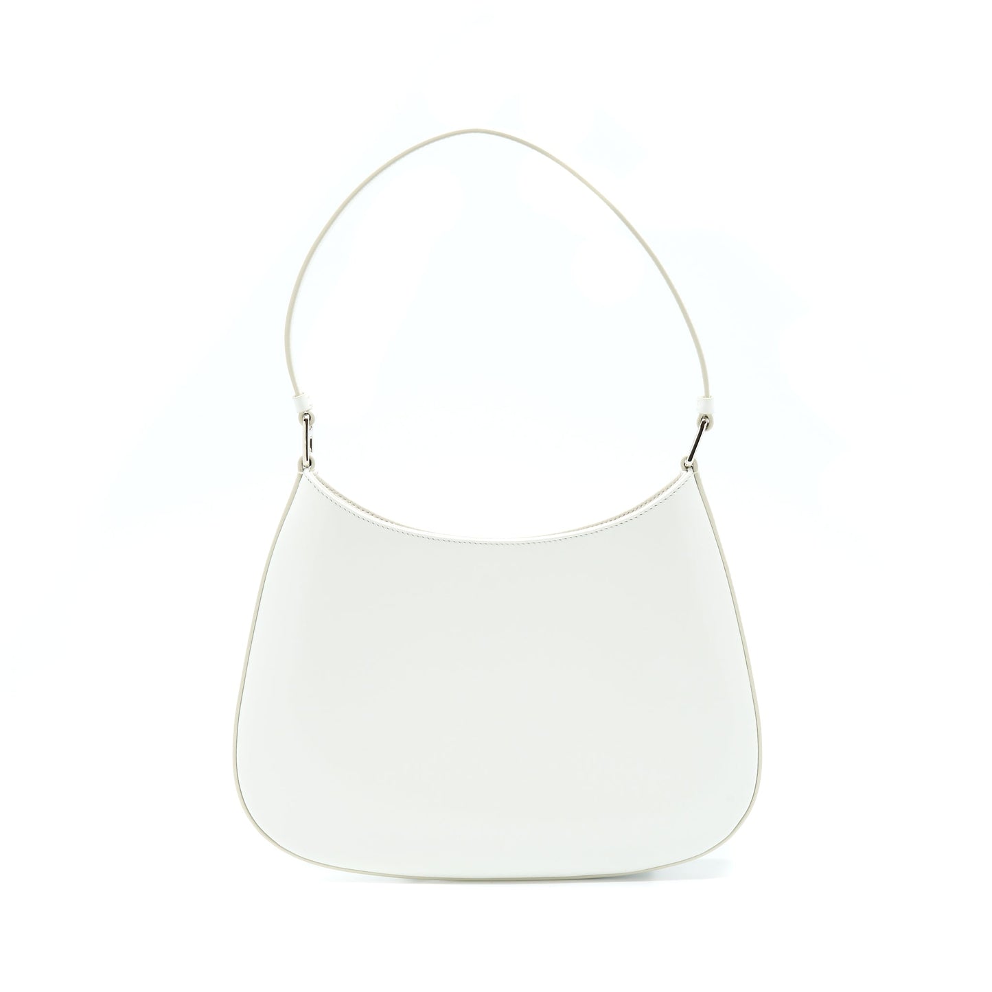 Prada Cleo Purse Calfskin White