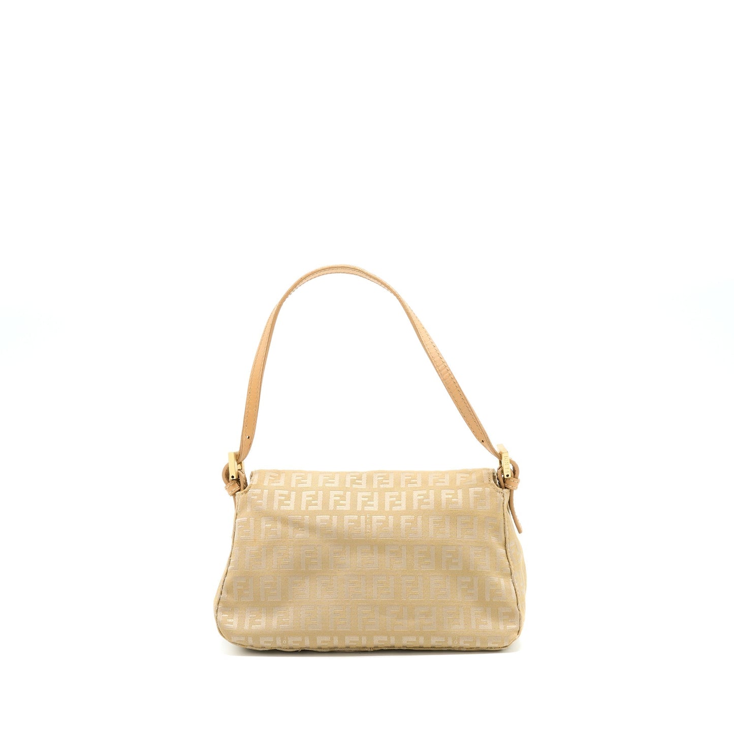 Fendi Mini Mamma Baguette Canvas Beige