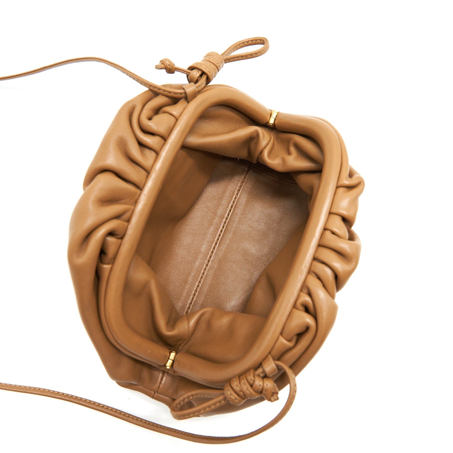 BOTTEGA VENETA POUCH CARAMEL