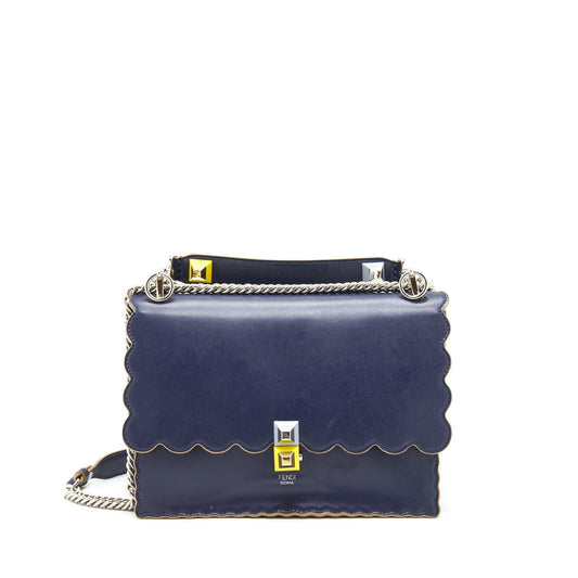 Fendi Kan I Purse Navy