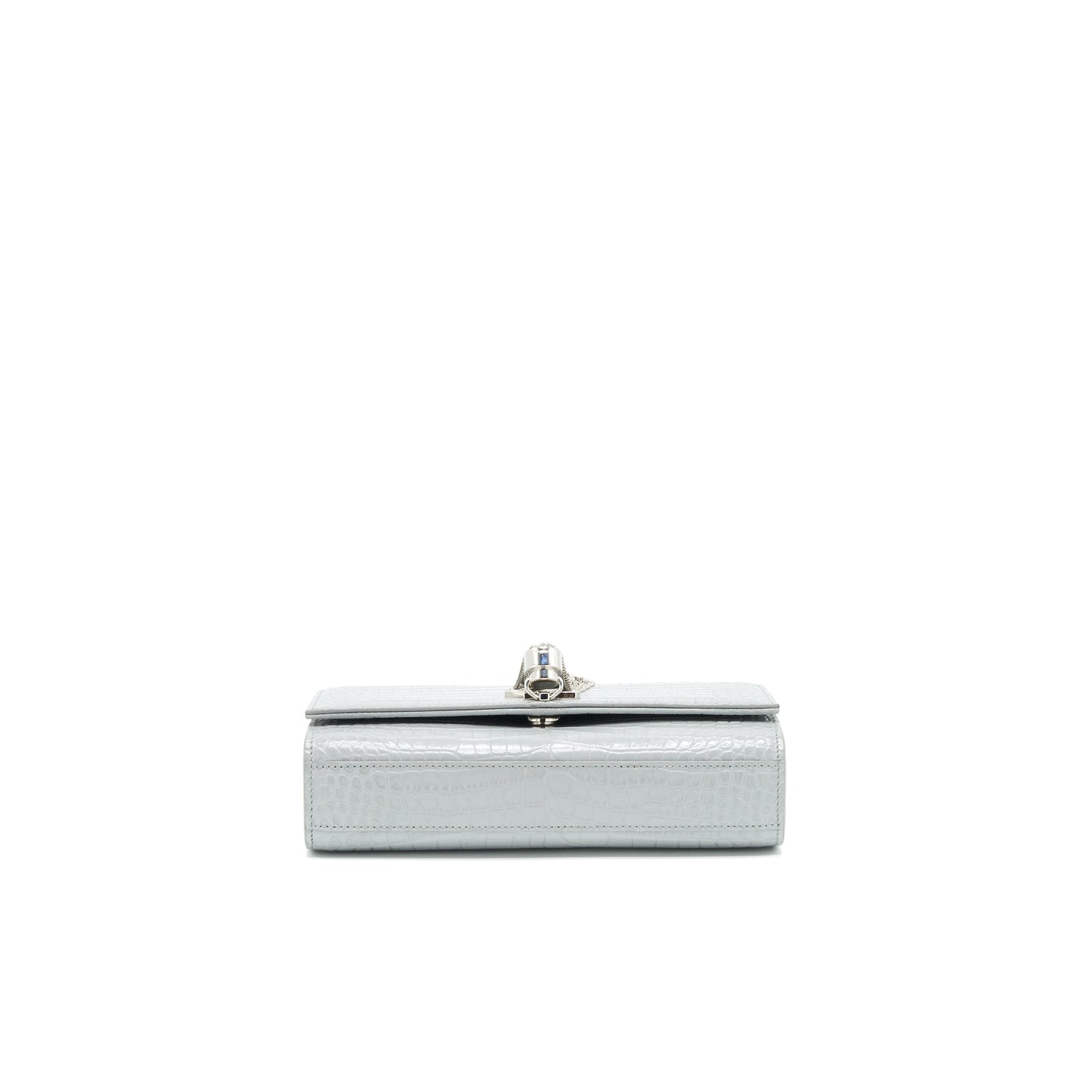 Saint Laurent/ Small Kate Purse Crocodile-Embossed with Tassel