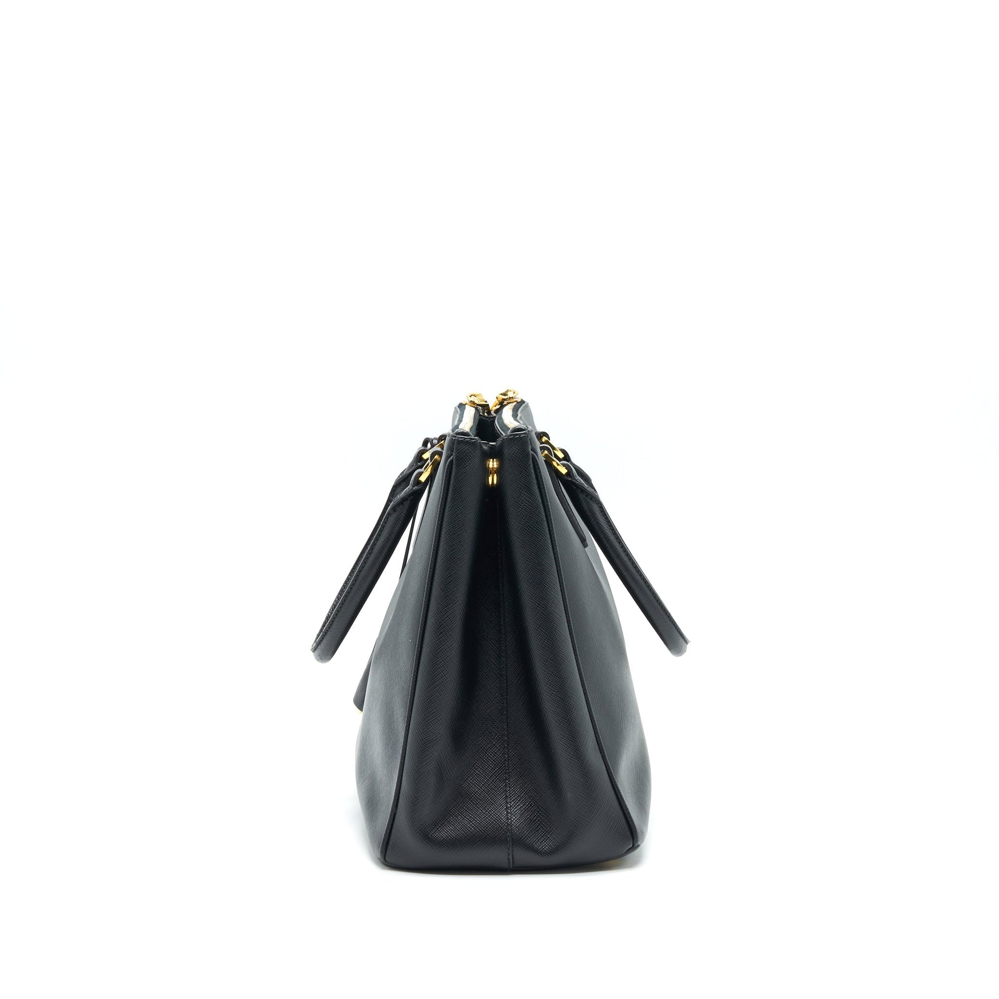 Prada Saffiano Tote Purse Black