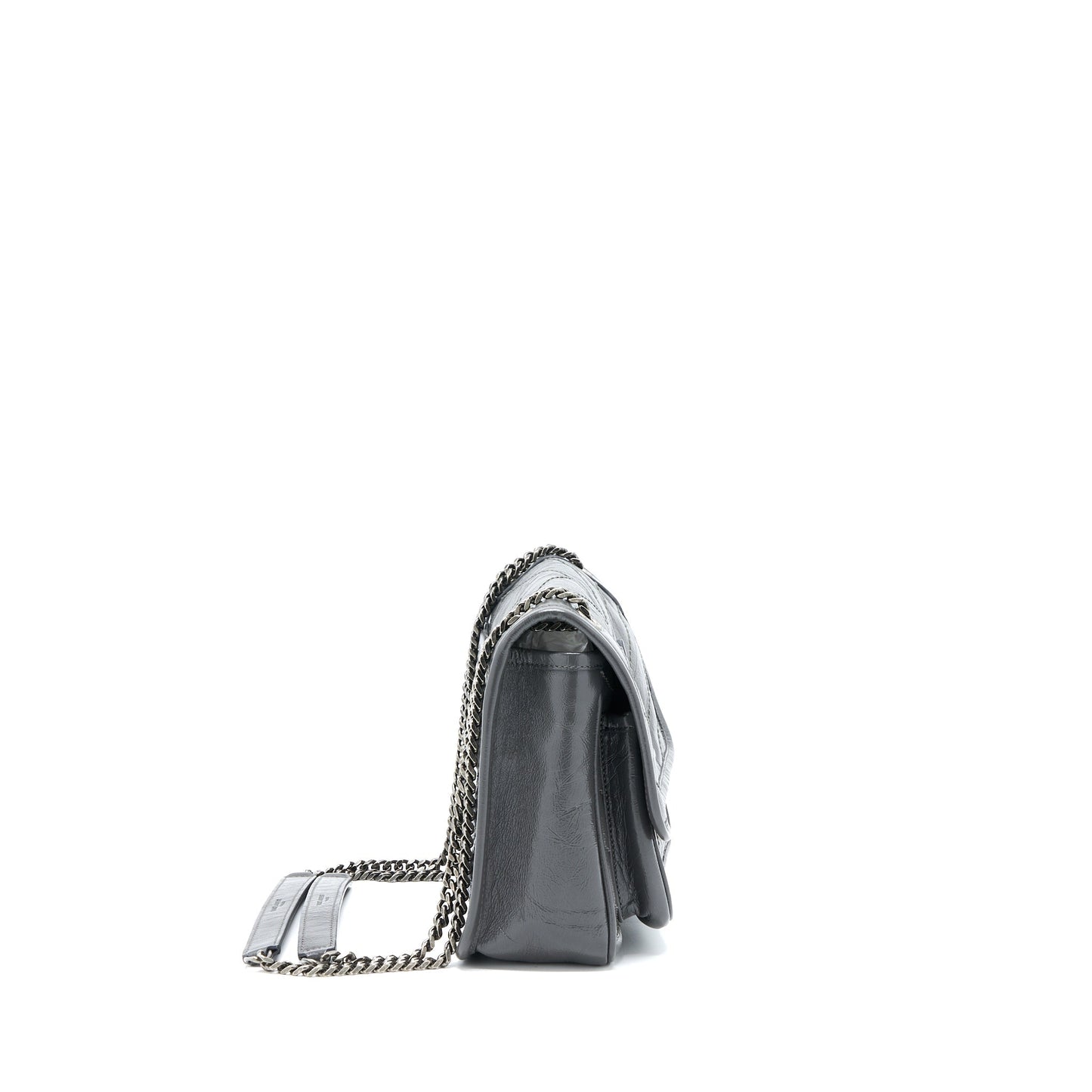 Saint Laurent/ Niki Baby Dark Grey With Grey Hardware